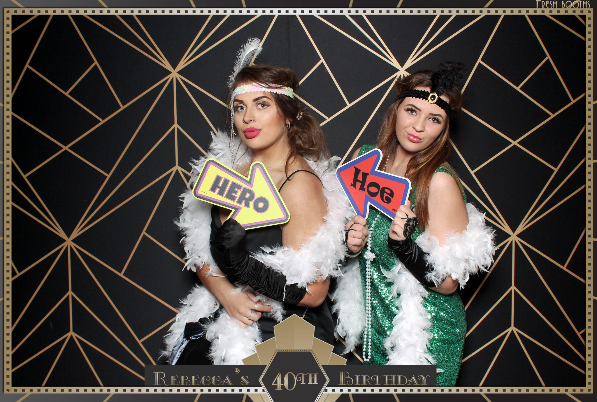 Rebecca's 40th - Classic Open Booth | View more photos from the event at gallery.freshbooths.com/u/FreshBooths/Rebeccas-40th-Classic-Open-Booth