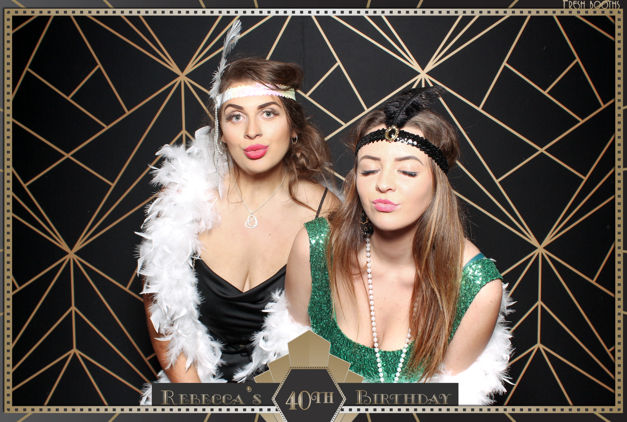 Rebecca's 40th - Classic Open Booth | View more photos from the event at gallery.freshbooths.com/u/FreshBooths/Rebeccas-40th-Classic-Open-Booth