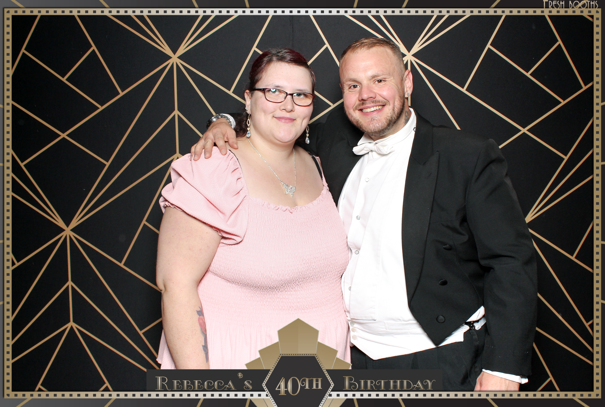 Rebecca's 40th - Classic Open Booth | View more photos from the event at gallery.freshbooths.com/u/FreshBooths/Rebeccas-40th-Classic-Open-Booth