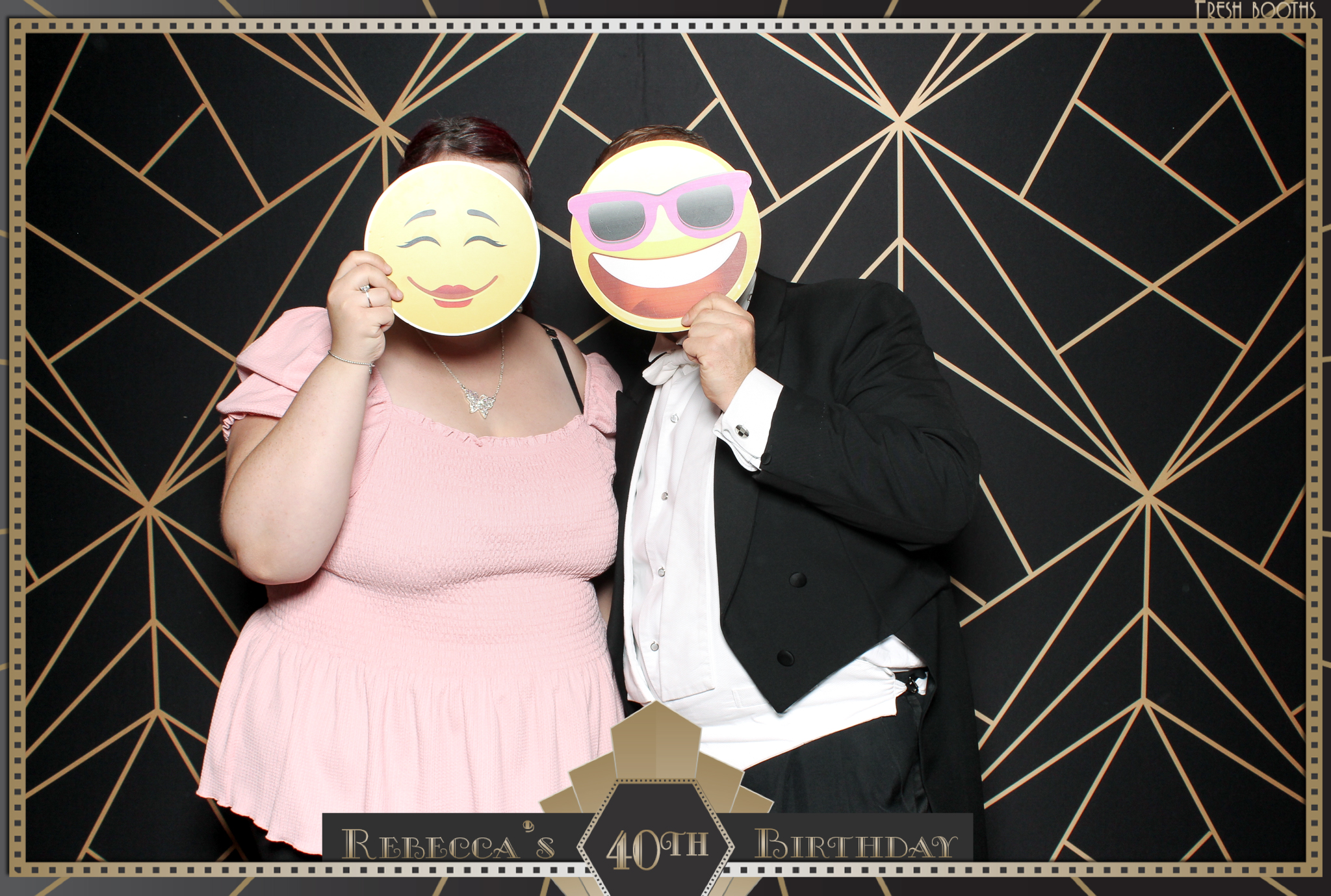Rebecca's 40th - Classic Open Booth | View more photos from the event at gallery.freshbooths.com/u/FreshBooths/Rebeccas-40th-Classic-Open-Booth
