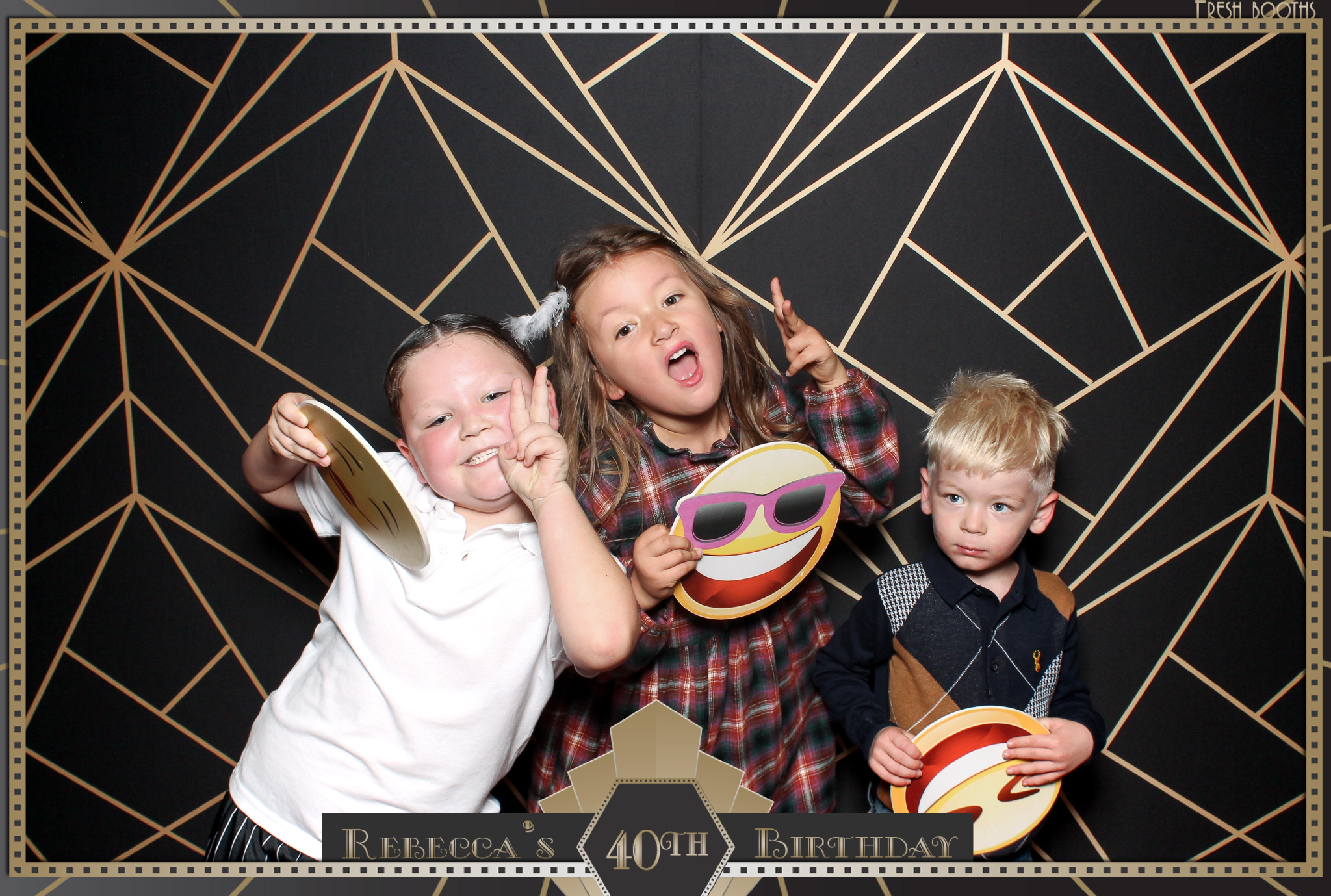 Rebecca's 40th - Classic Open Booth | View more photos from the event at gallery.freshbooths.com/u/FreshBooths/Rebeccas-40th-Classic-Open-Booth