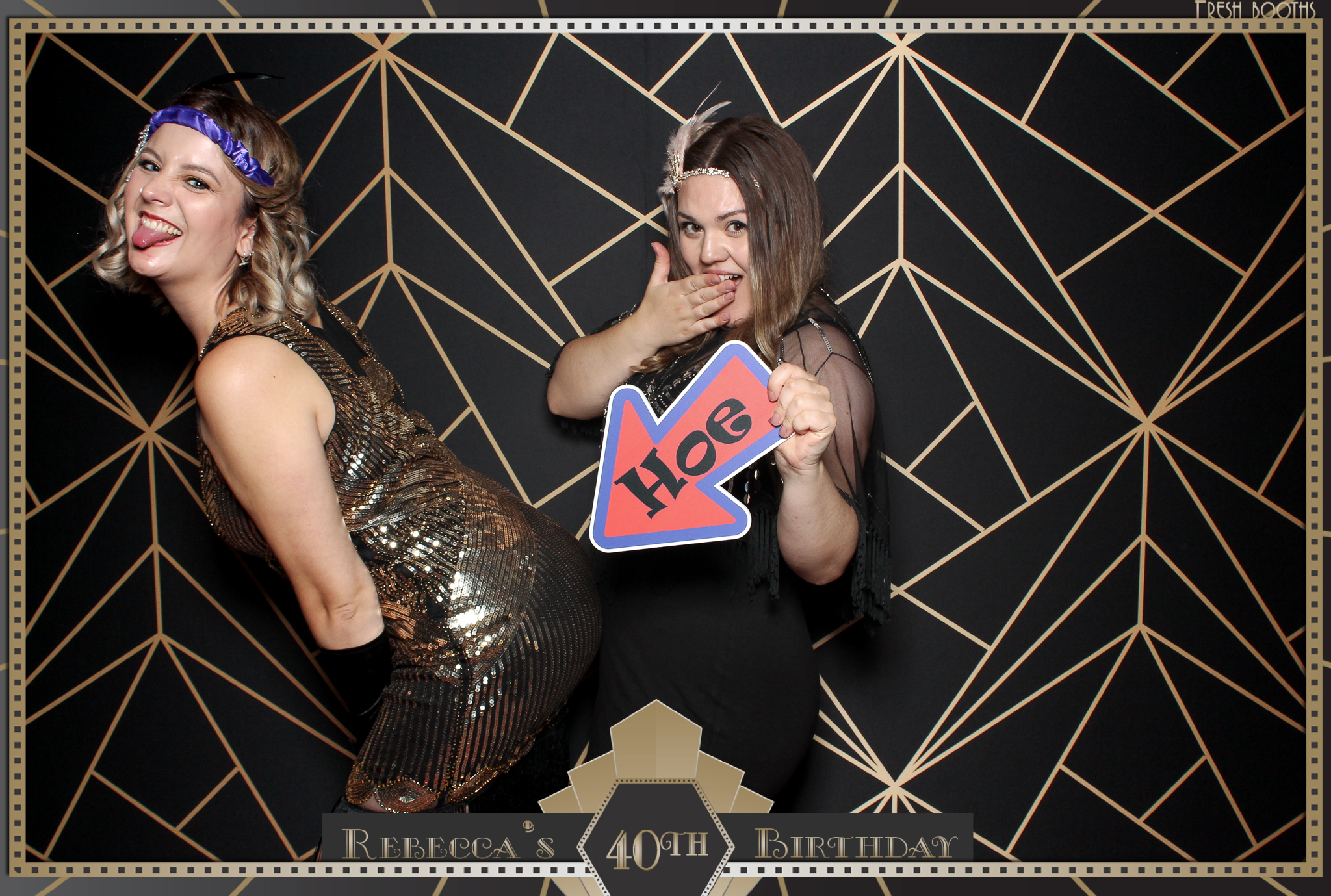 Rebecca's 40th - Classic Open Booth | View more photos from the event at gallery.freshbooths.com/u/FreshBooths/Rebeccas-40th-Classic-Open-Booth
