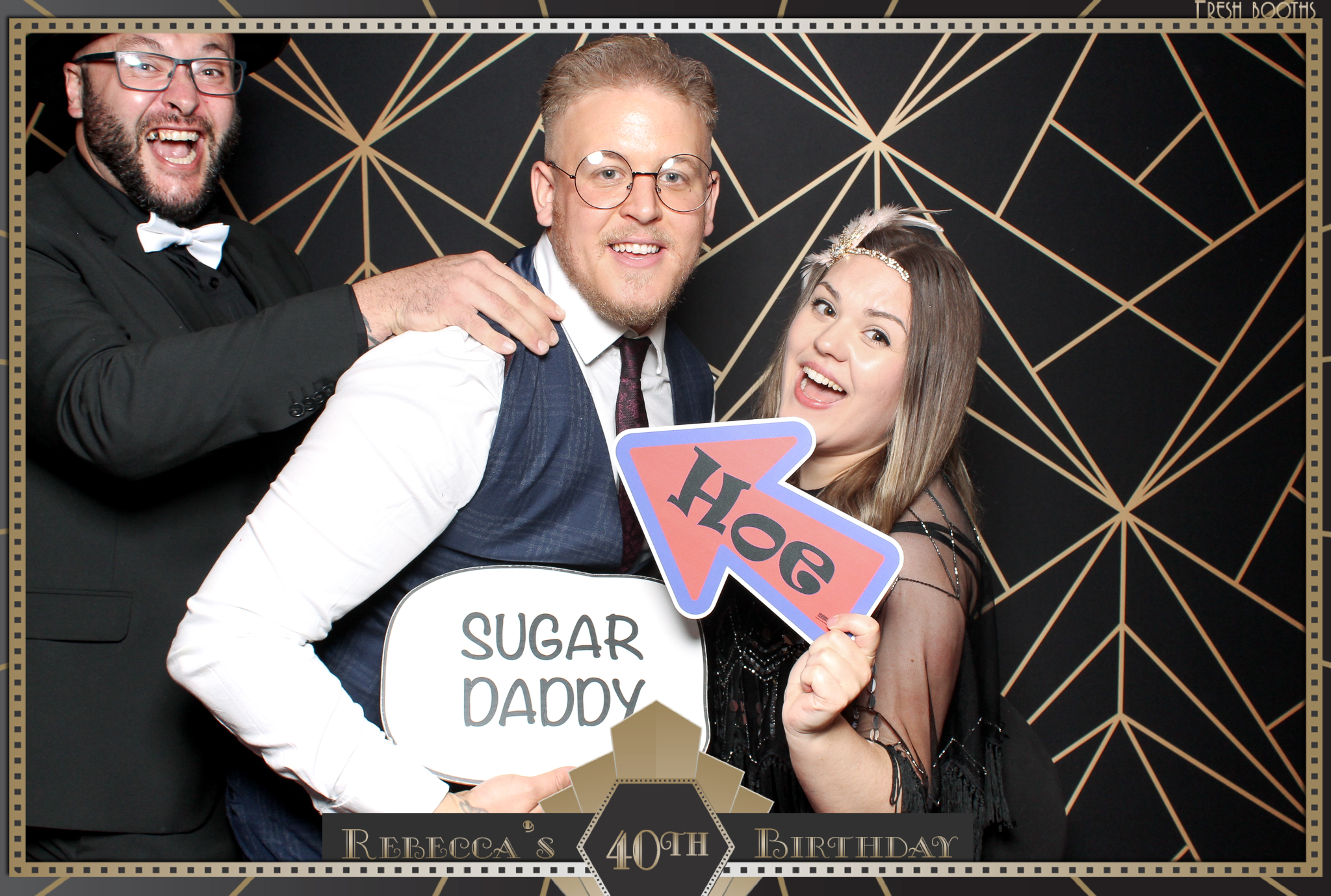 Rebecca's 40th - Classic Open Booth | View more photos from the event at gallery.freshbooths.com/u/FreshBooths/Rebeccas-40th-Classic-Open-Booth