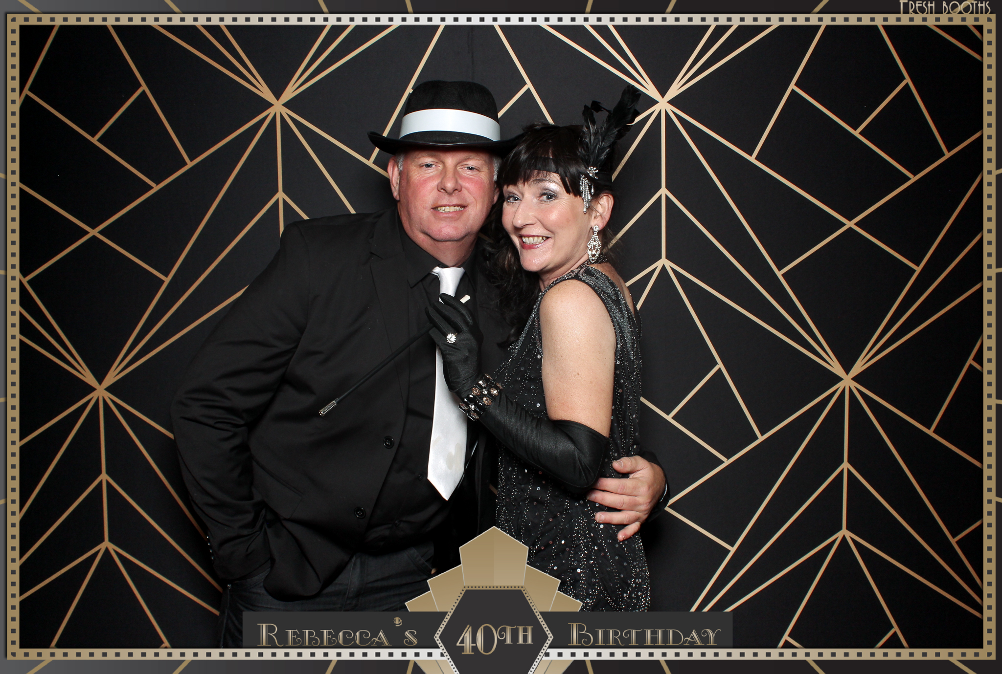 Rebecca's 40th - Classic Open Booth | View more photos from the event at gallery.freshbooths.com/u/FreshBooths/Rebeccas-40th-Classic-Open-Booth