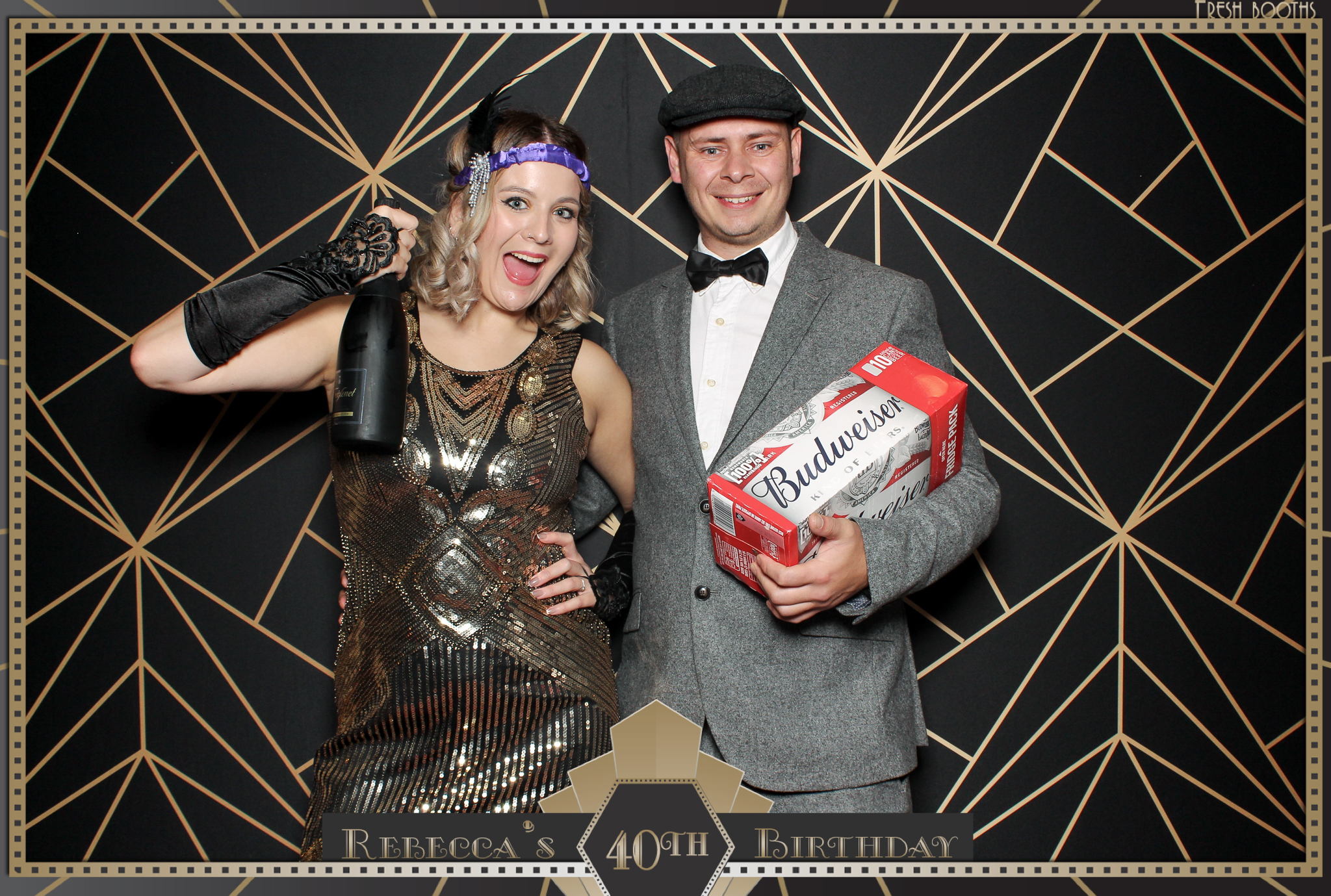 Rebecca's 40th - Classic Open Booth | View more photos from the event at gallery.freshbooths.com/u/FreshBooths/Rebeccas-40th-Classic-Open-Booth