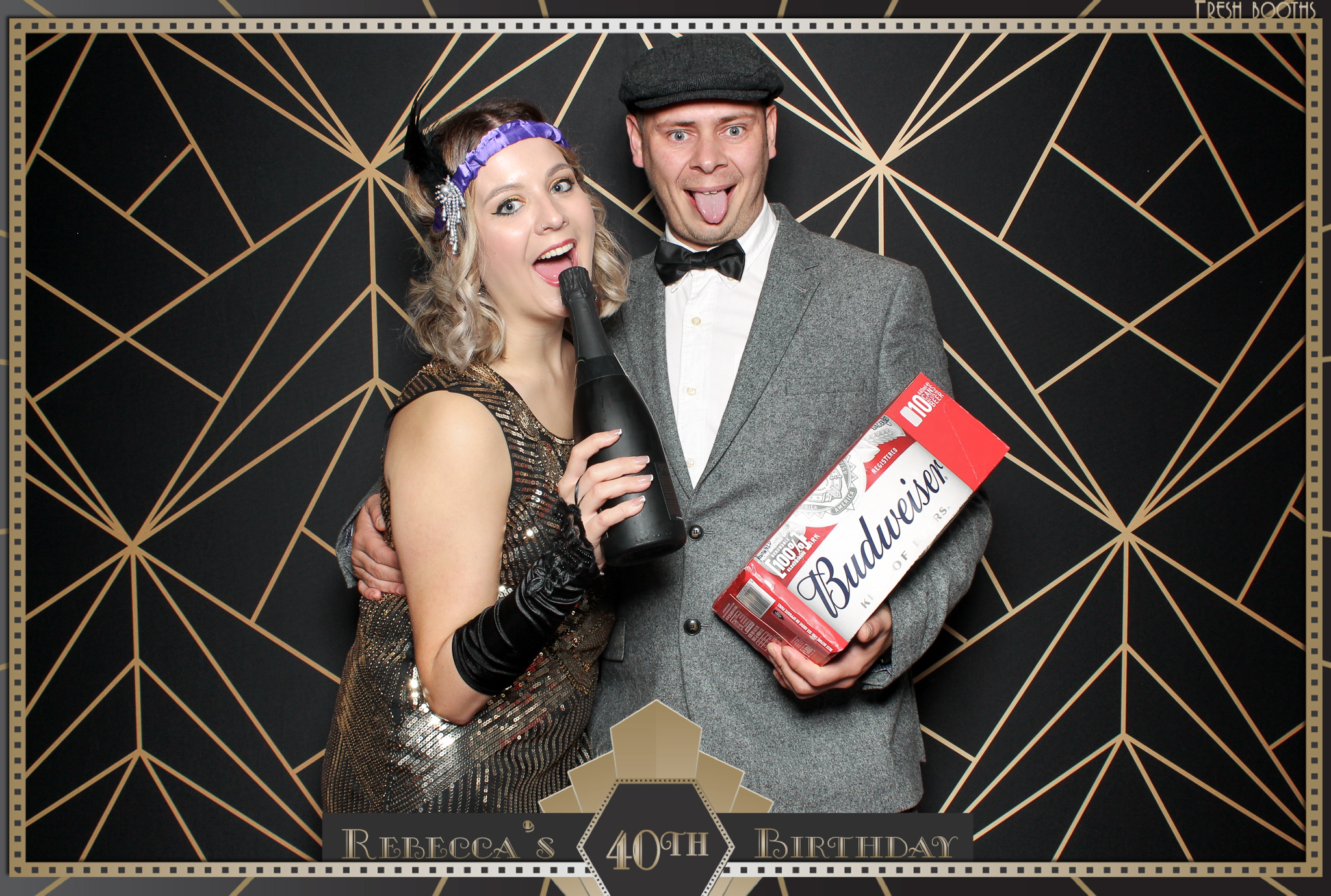 Rebecca's 40th - Classic Open Booth | View more photos from the event at gallery.freshbooths.com/u/FreshBooths/Rebeccas-40th-Classic-Open-Booth
