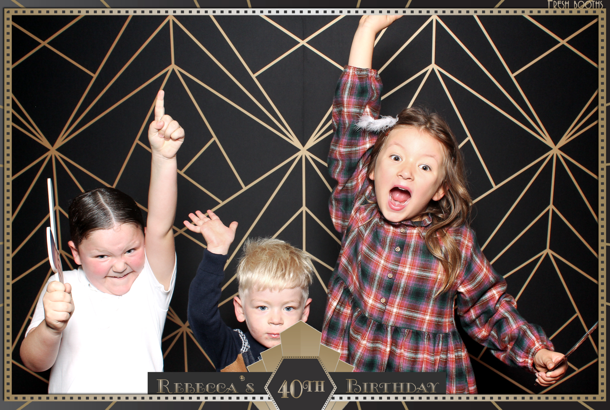 Rebecca's 40th - Classic Open Booth | View more photos from the event at gallery.freshbooths.com/u/FreshBooths/Rebeccas-40th-Classic-Open-Booth