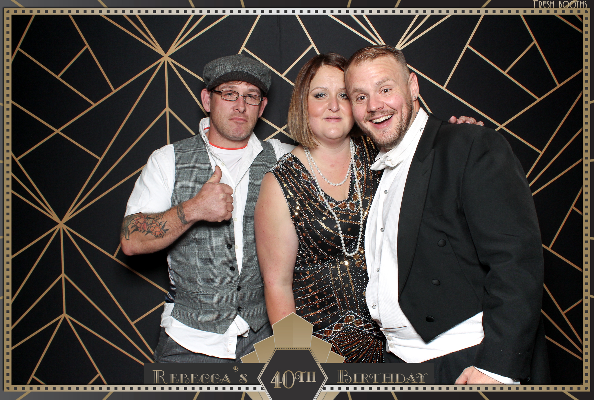Rebecca's 40th - Classic Open Booth | View more photos from the event at gallery.freshbooths.com/u/FreshBooths/Rebeccas-40th-Classic-Open-Booth