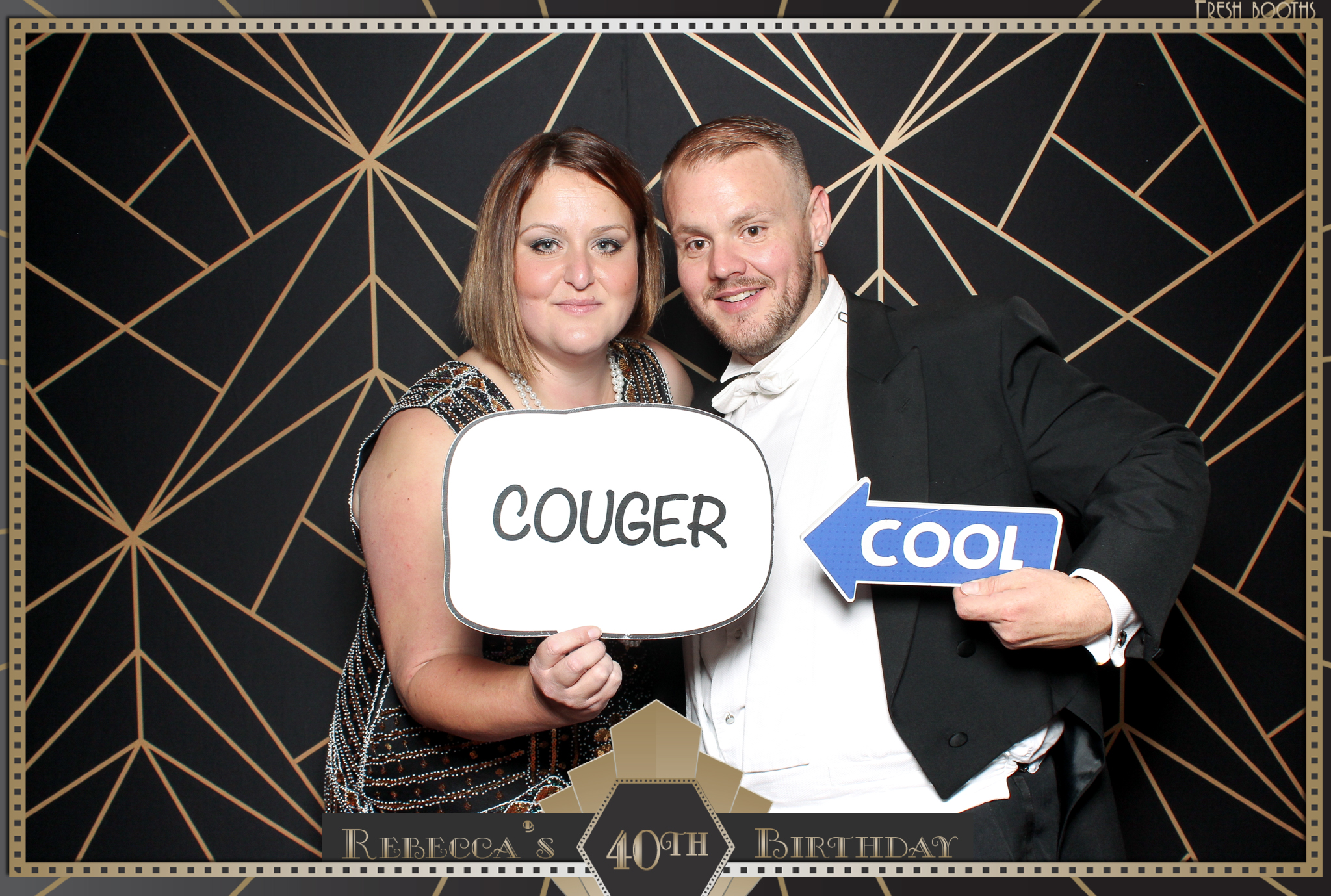 Rebecca's 40th - Classic Open Booth | View more photos from the event at gallery.freshbooths.com/u/FreshBooths/Rebeccas-40th-Classic-Open-Booth