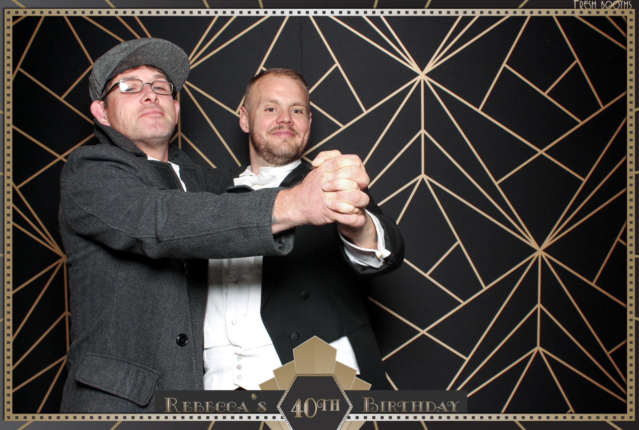 Rebecca's 40th - Classic Open Booth | View more photos from the event at gallery.freshbooths.com/u/FreshBooths/Rebeccas-40th-Classic-Open-Booth