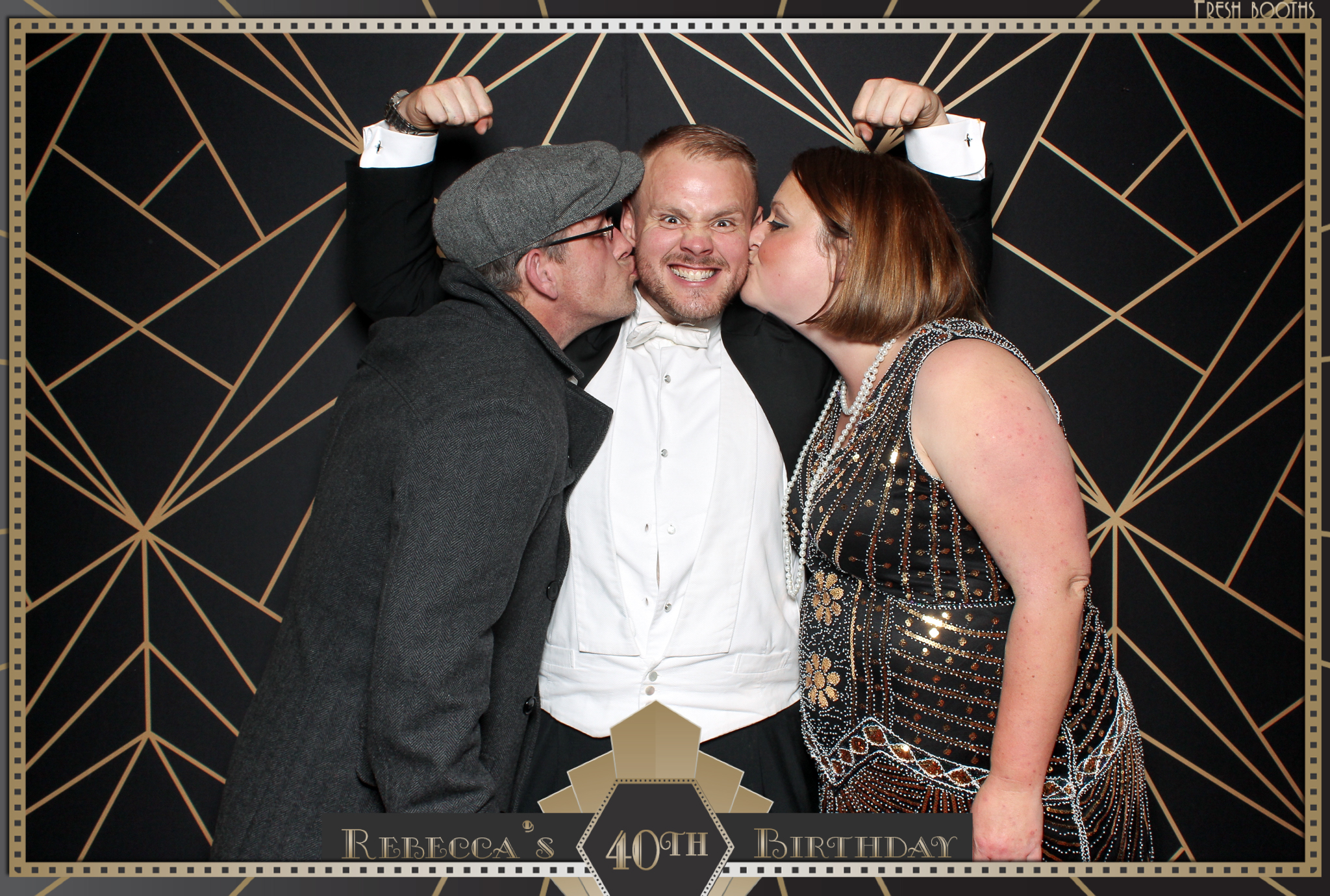 Rebecca's 40th - Classic Open Booth | View more photos from the event at gallery.freshbooths.com/u/FreshBooths/Rebeccas-40th-Classic-Open-Booth