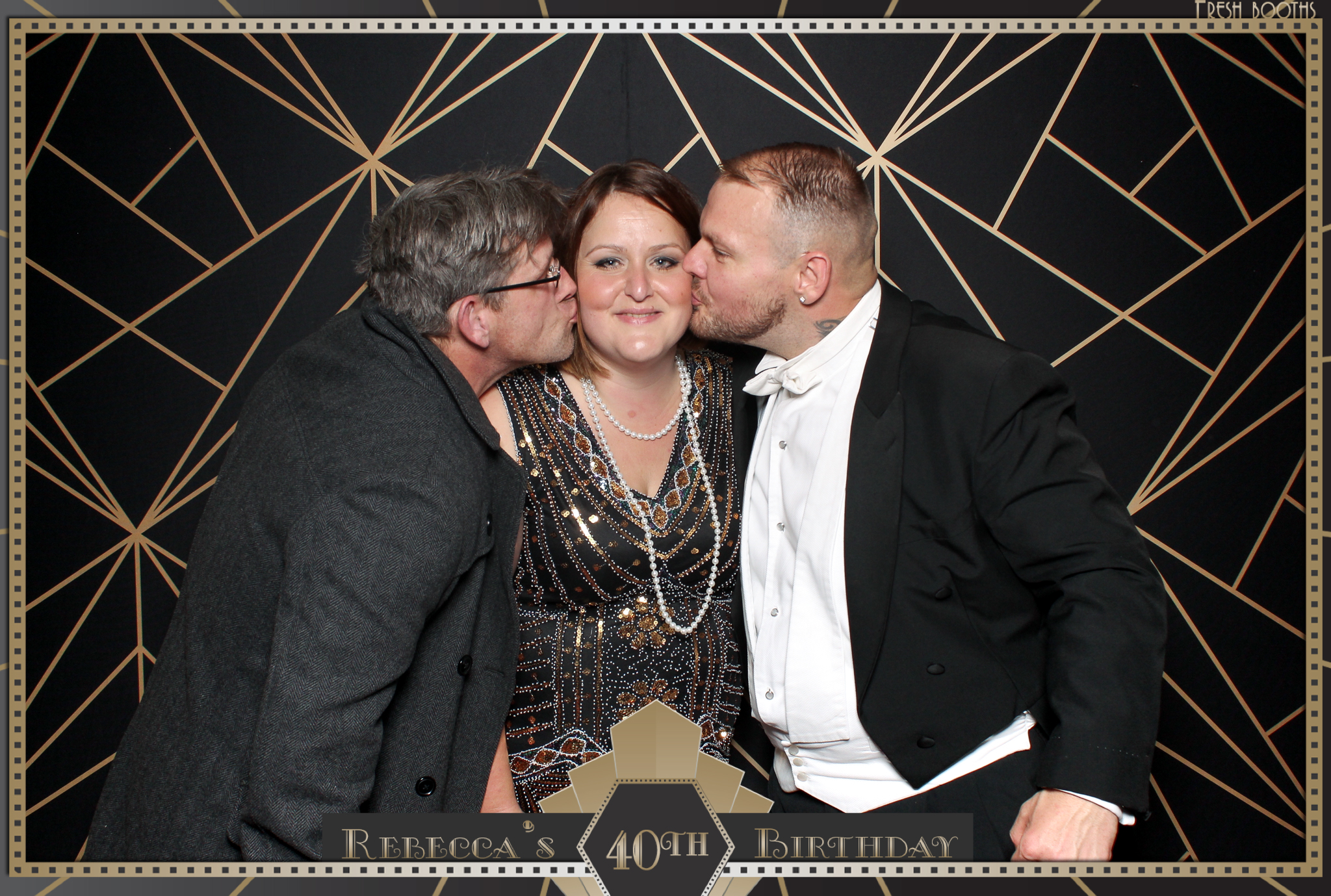 Rebecca's 40th - Classic Open Booth | View more photos from the event at gallery.freshbooths.com/u/FreshBooths/Rebeccas-40th-Classic-Open-Booth