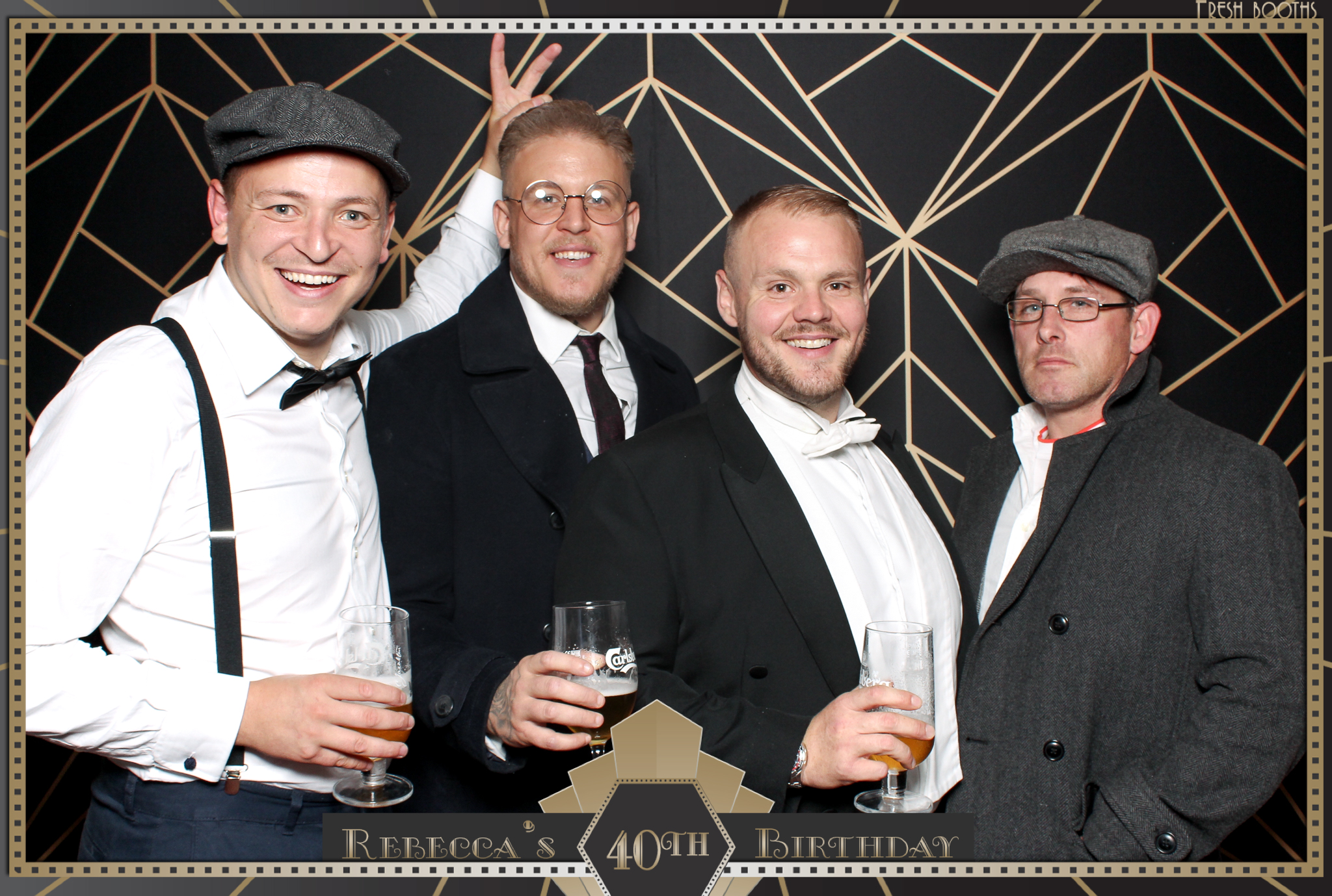 Rebecca's 40th - Classic Open Booth | View more photos from the event at gallery.freshbooths.com/u/FreshBooths/Rebeccas-40th-Classic-Open-Booth