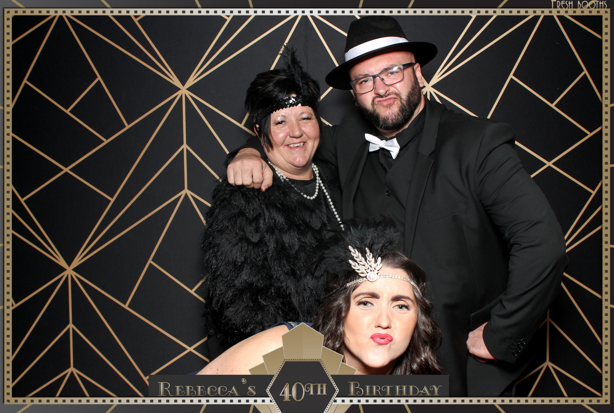 Rebecca's 40th - Classic Open Booth | View more photos from the event at gallery.freshbooths.com/u/FreshBooths/Rebeccas-40th-Classic-Open-Booth