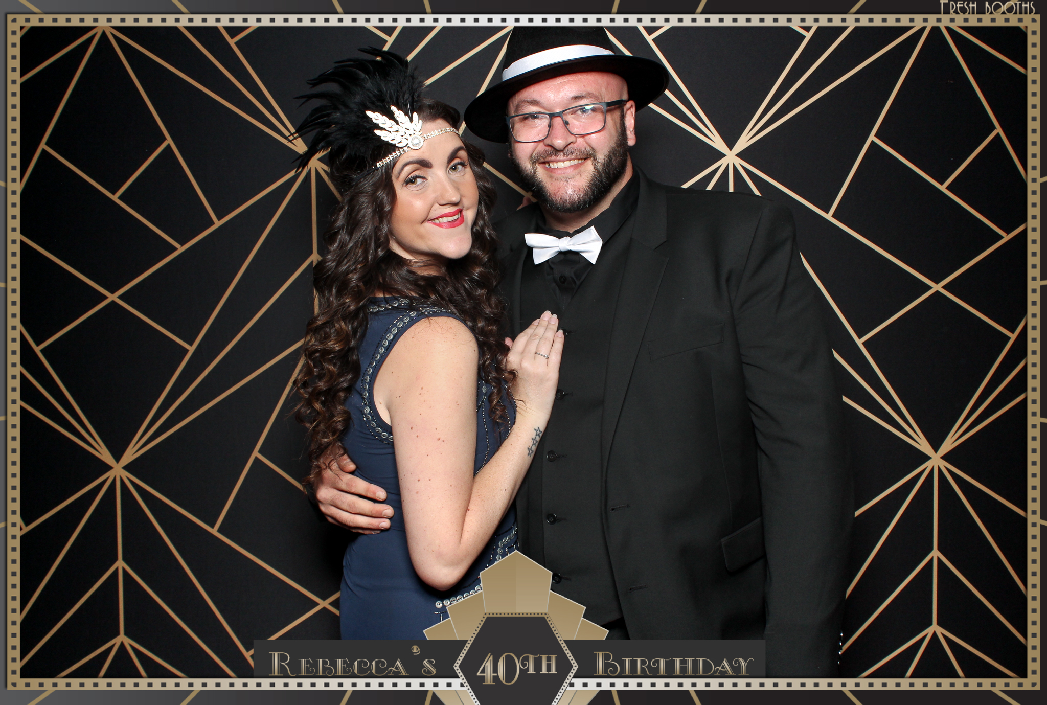 Rebecca's 40th - Classic Open Booth | View more photos from the event at gallery.freshbooths.com/u/FreshBooths/Rebeccas-40th-Classic-Open-Booth