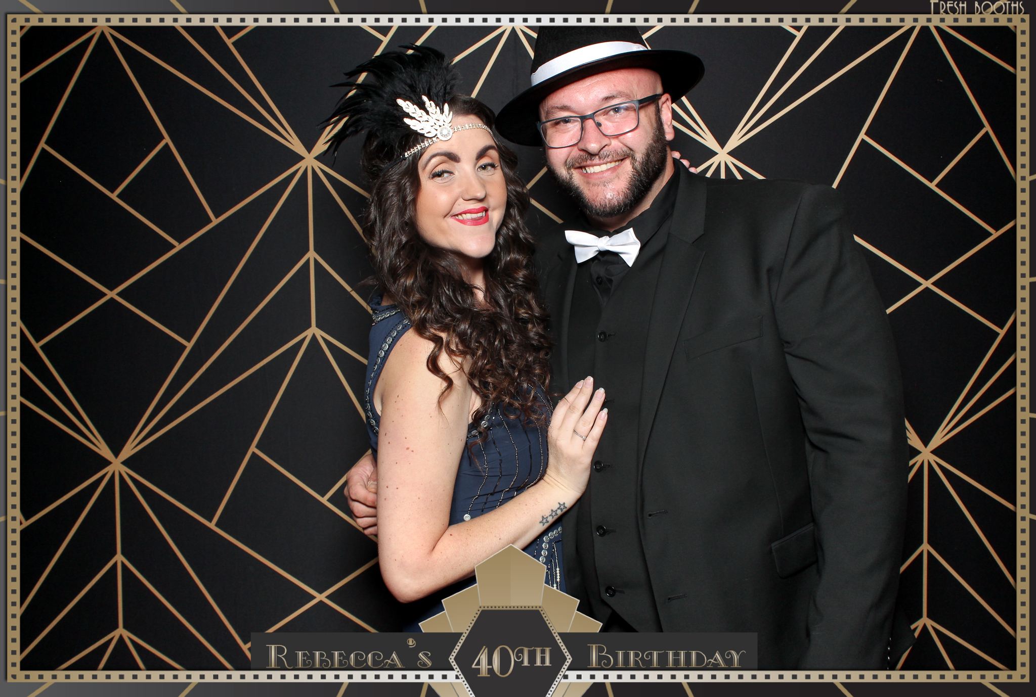 Rebecca's 40th - Classic Open Booth | View more photos from the event at gallery.freshbooths.com/u/FreshBooths/Rebeccas-40th-Classic-Open-Booth