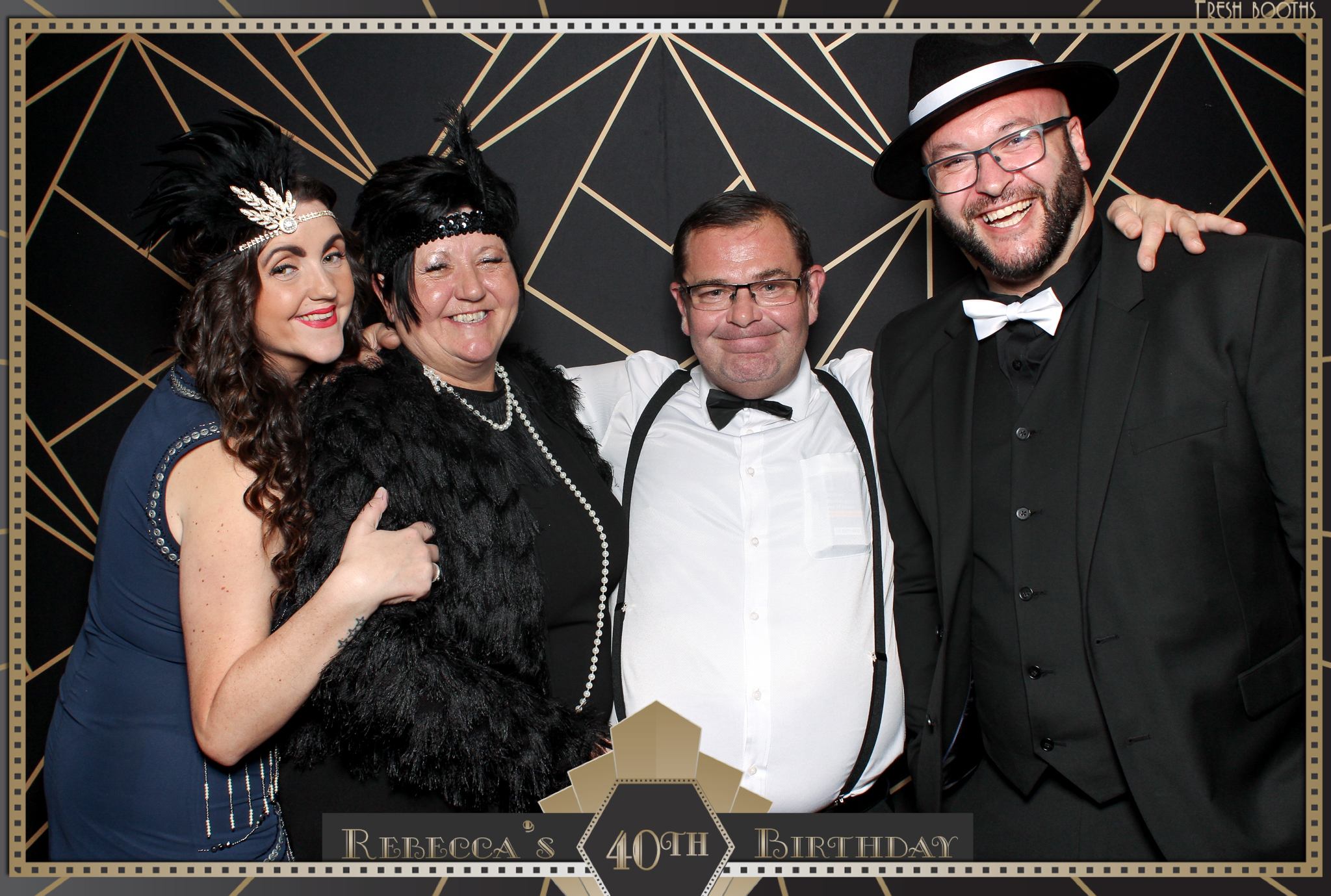 Rebecca's 40th - Classic Open Booth | View more photos from the event at gallery.freshbooths.com/u/FreshBooths/Rebeccas-40th-Classic-Open-Booth