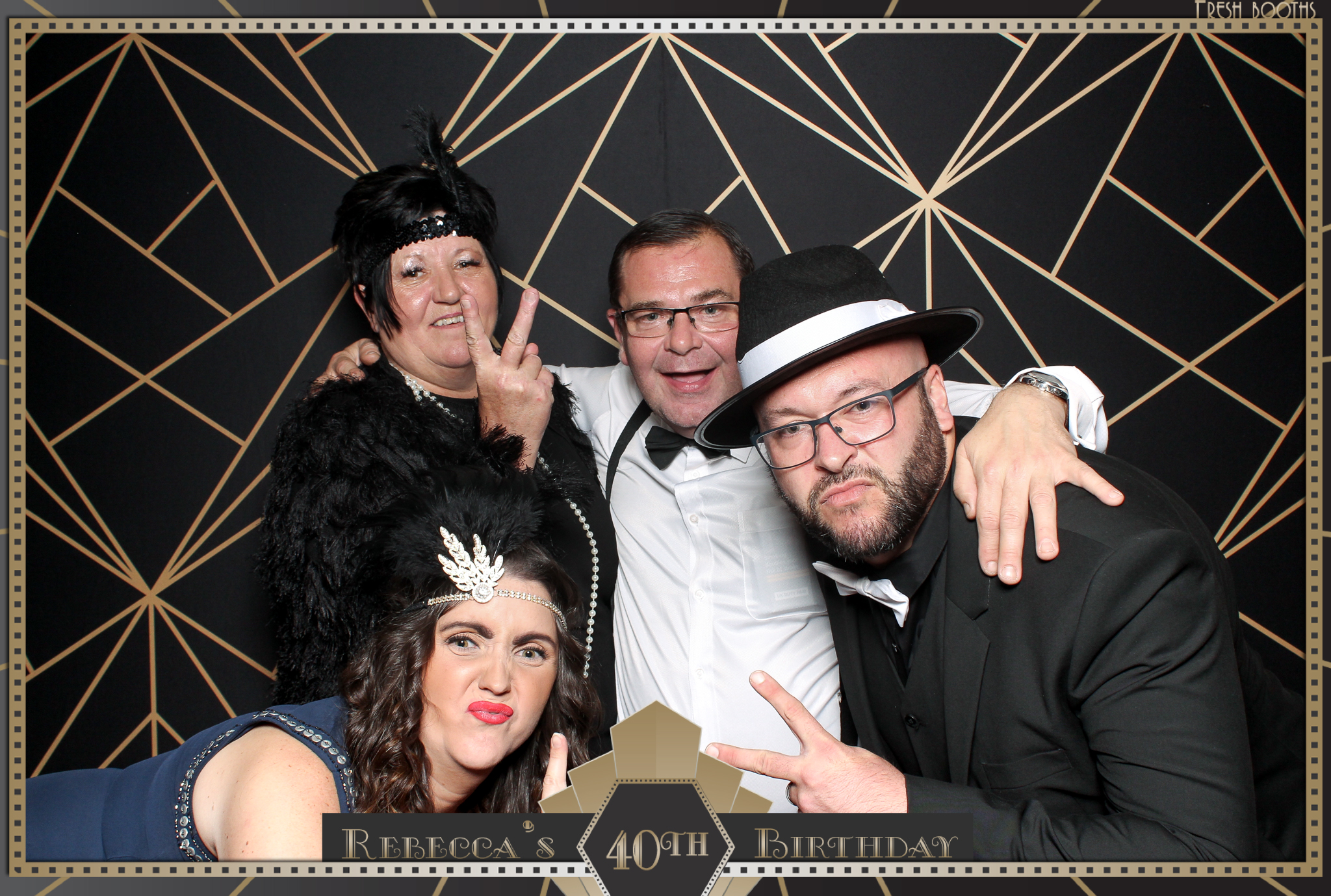 Rebecca's 40th - Classic Open Booth | View more photos from the event at gallery.freshbooths.com/u/FreshBooths/Rebeccas-40th-Classic-Open-Booth