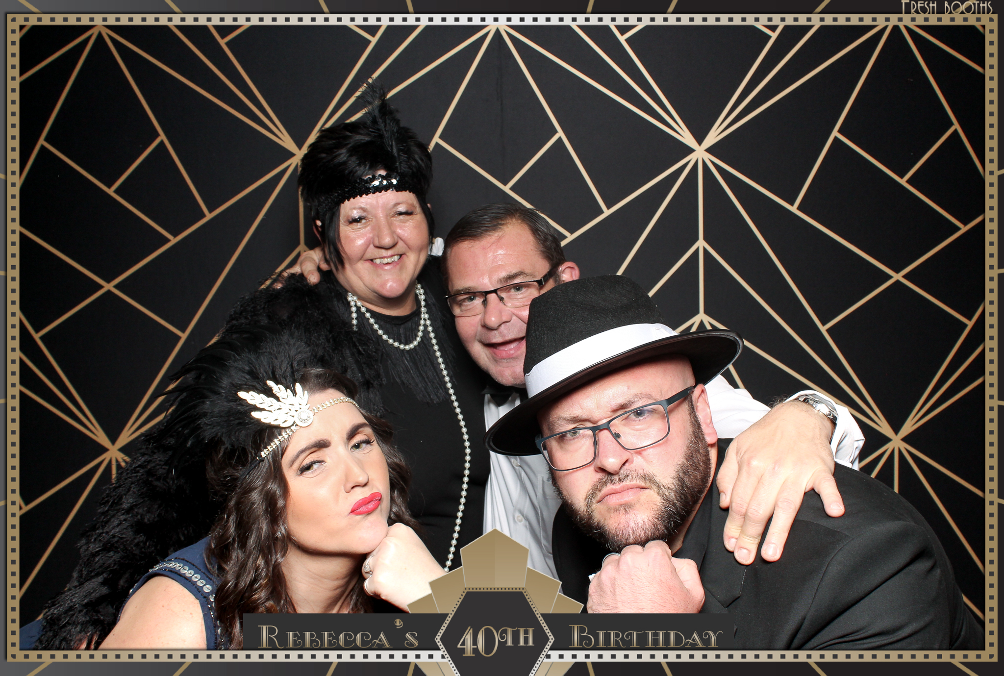 Rebecca's 40th - Classic Open Booth | View more photos from the event at gallery.freshbooths.com/u/FreshBooths/Rebeccas-40th-Classic-Open-Booth