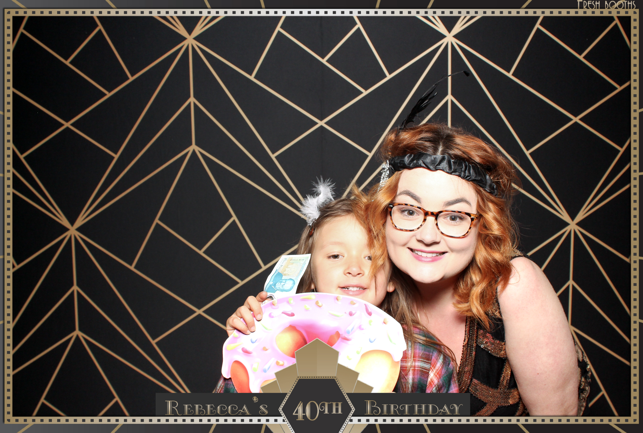 Rebecca's 40th - Classic Open Booth | View more photos from the event at gallery.freshbooths.com/u/FreshBooths/Rebeccas-40th-Classic-Open-Booth