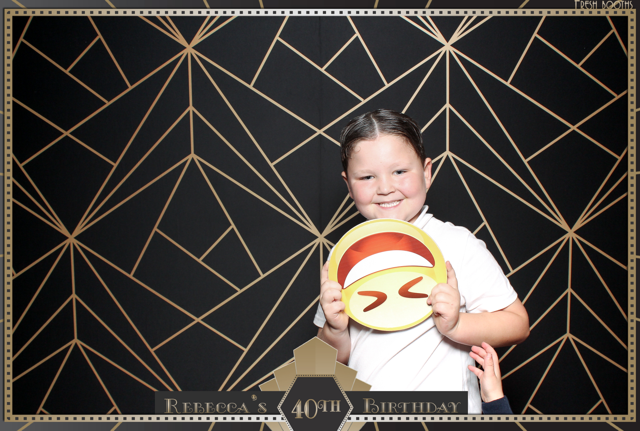 Rebecca's 40th - Classic Open Booth | View more photos from the event at gallery.freshbooths.com/u/FreshBooths/Rebeccas-40th-Classic-Open-Booth
