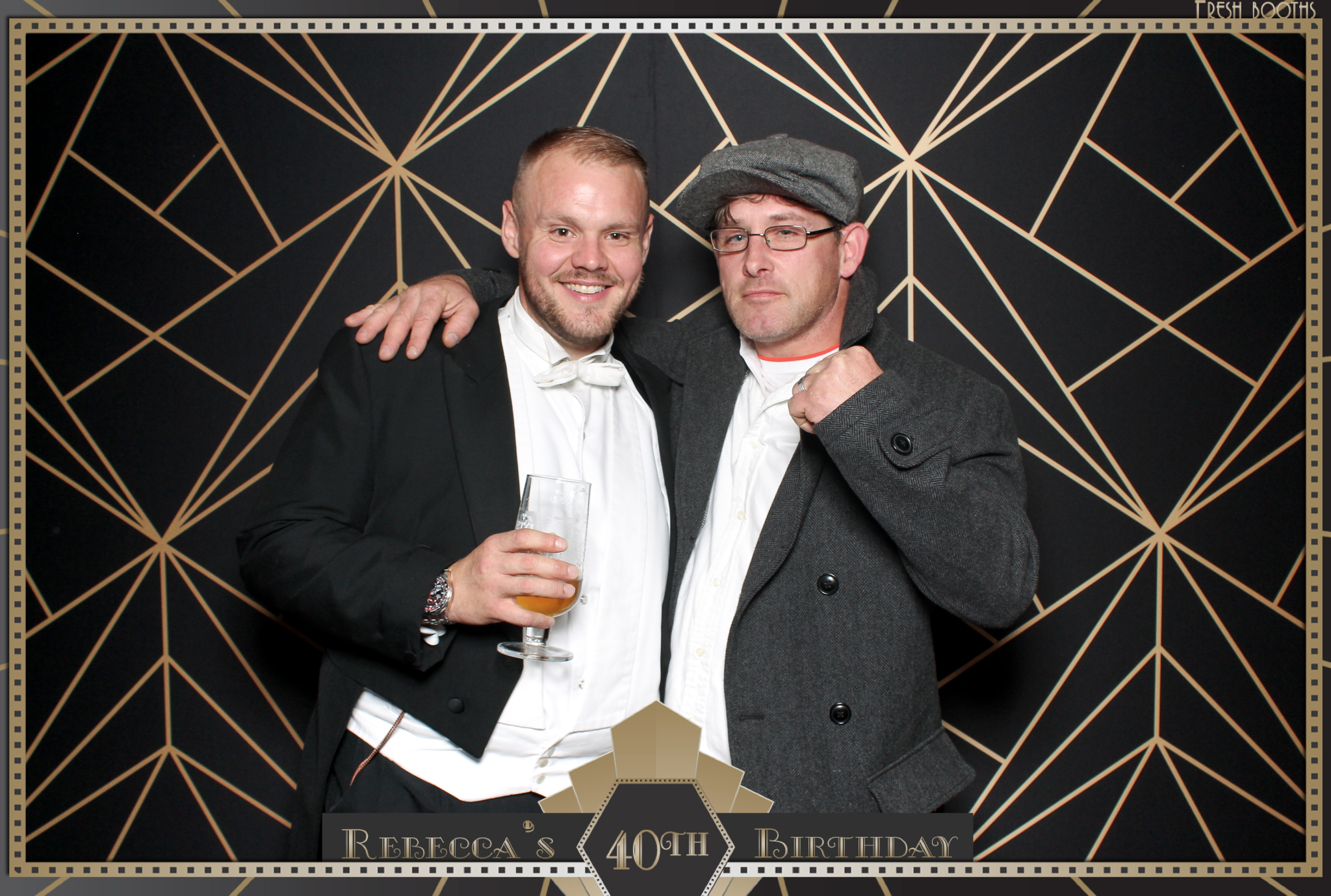 Rebecca's 40th - Classic Open Booth | View more photos from the event at gallery.freshbooths.com/u/FreshBooths/Rebeccas-40th-Classic-Open-Booth