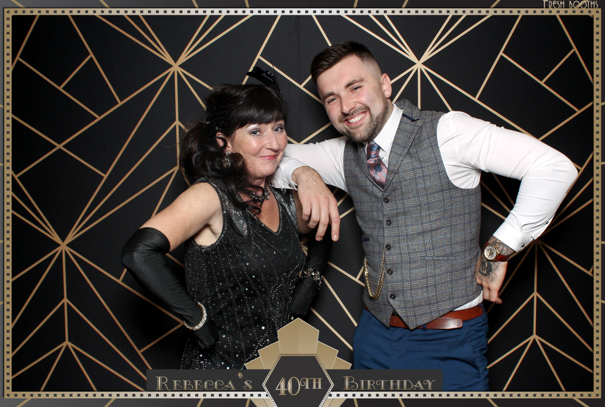 Rebecca's 40th - Classic Open Booth | View more photos from the event at gallery.freshbooths.com/u/FreshBooths/Rebeccas-40th-Classic-Open-Booth