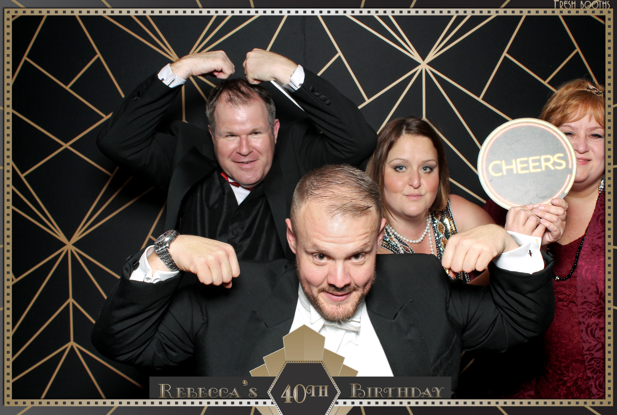 Rebecca's 40th - Classic Open Booth | View more photos from the event at gallery.freshbooths.com/u/FreshBooths/Rebeccas-40th-Classic-Open-Booth