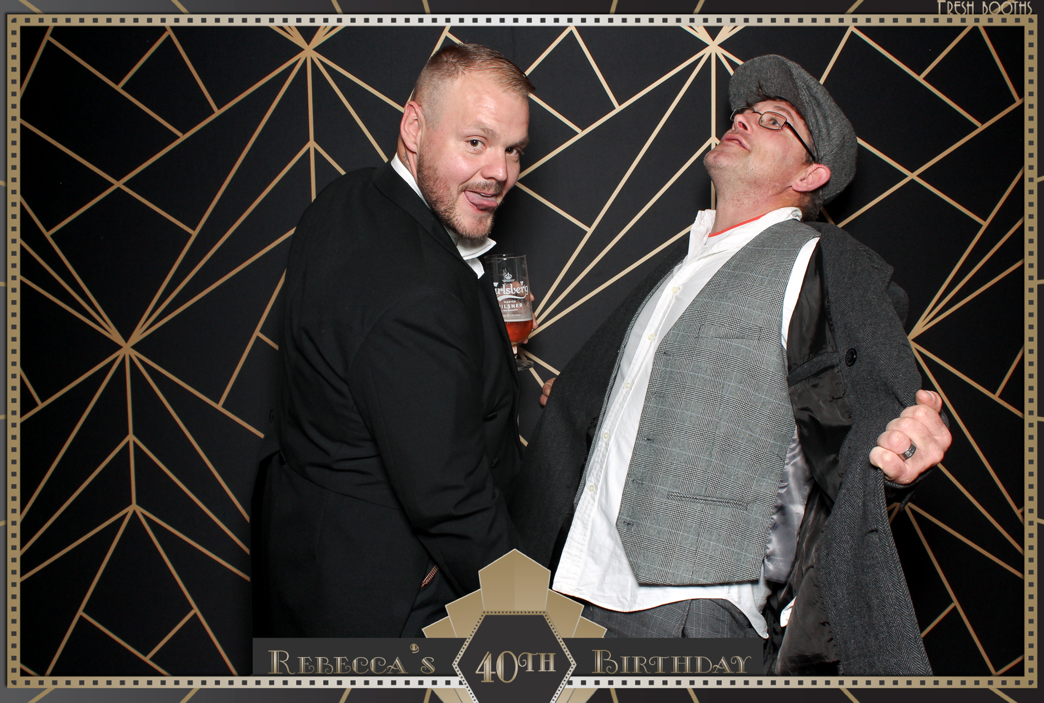 Rebecca's 40th - Classic Open Booth | View more photos from the event at gallery.freshbooths.com/u/FreshBooths/Rebeccas-40th-Classic-Open-Booth