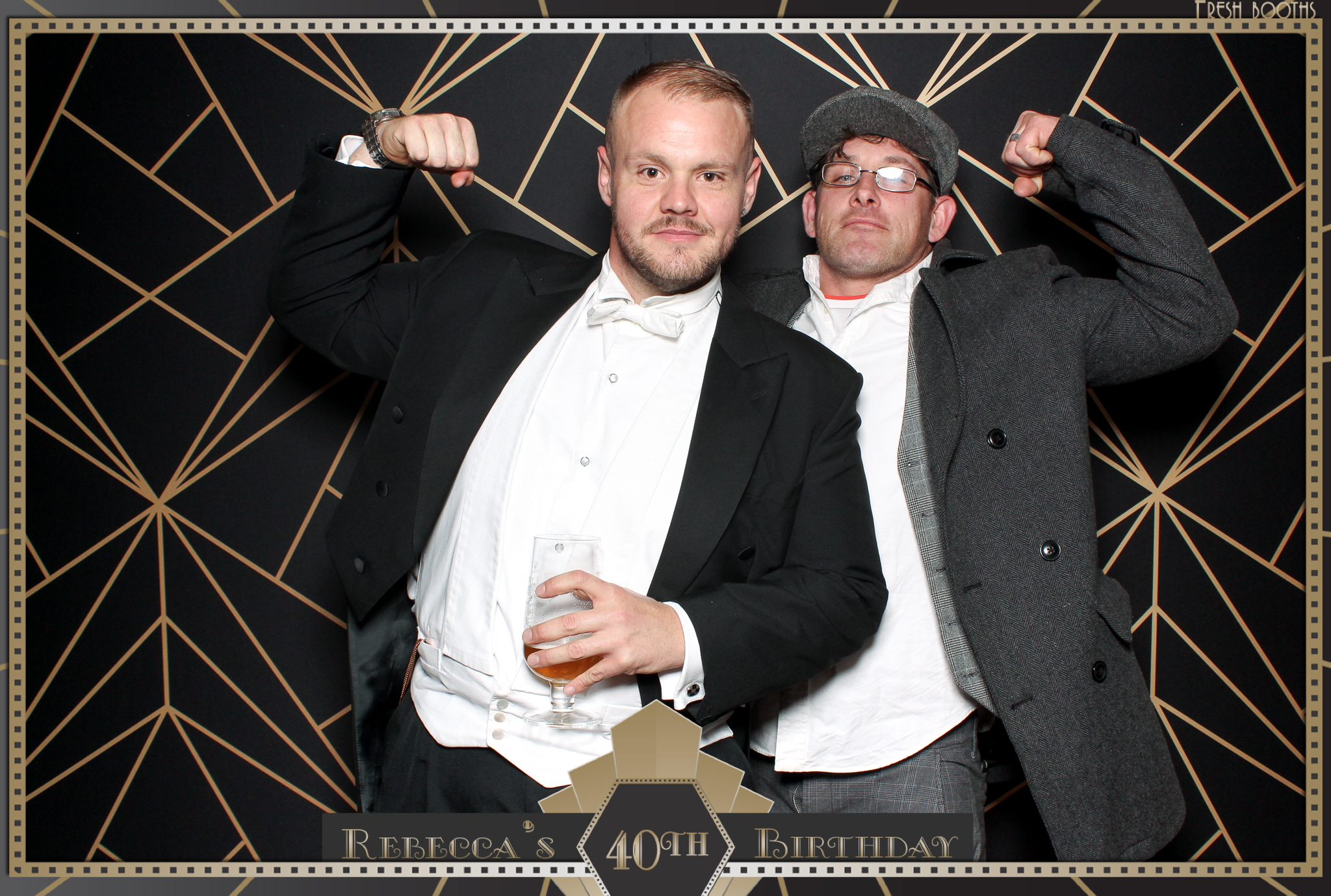 Rebecca's 40th - Classic Open Booth | View more photos from the event at gallery.freshbooths.com/u/FreshBooths/Rebeccas-40th-Classic-Open-Booth