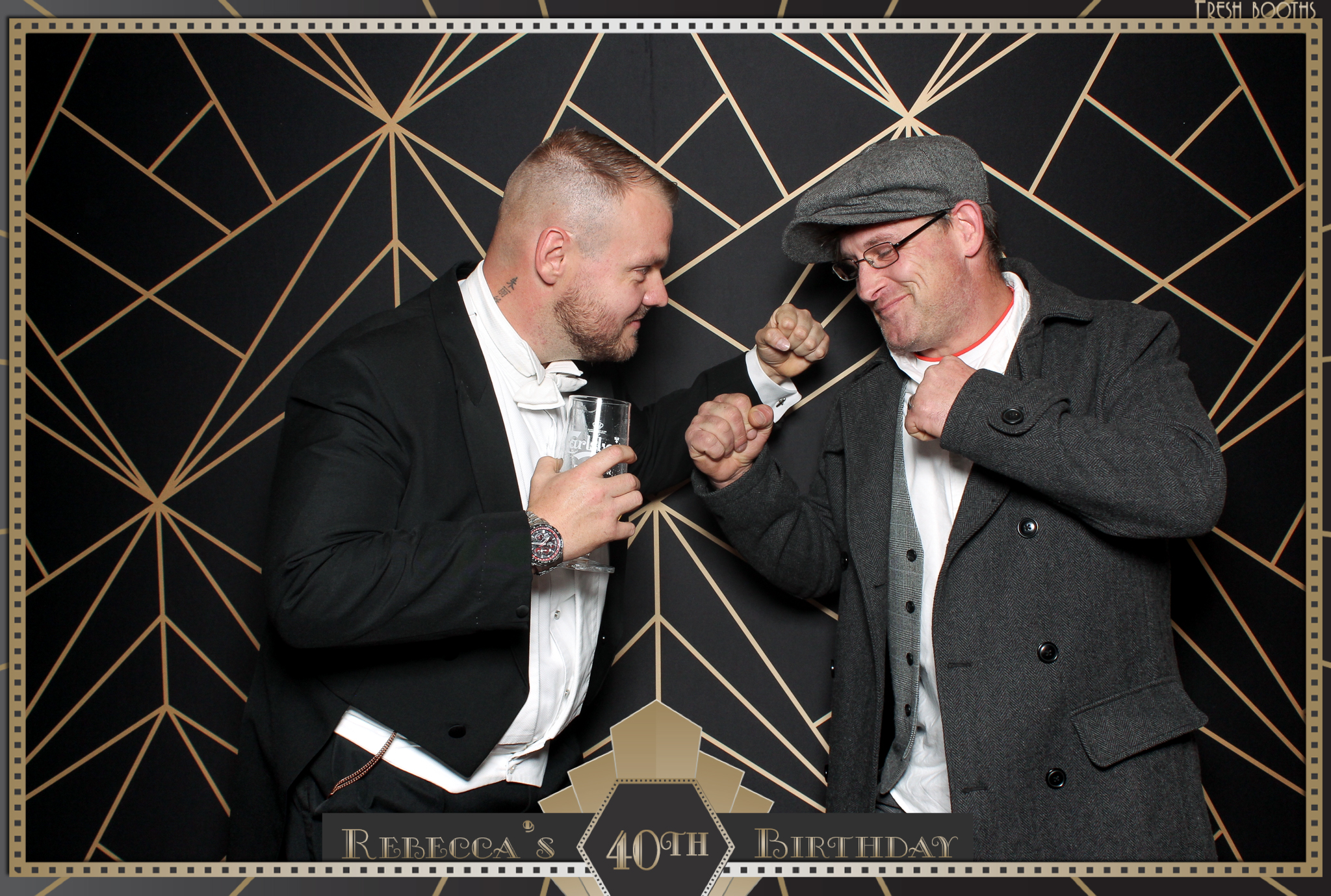 Rebecca's 40th - Classic Open Booth | View more photos from the event at gallery.freshbooths.com/u/FreshBooths/Rebeccas-40th-Classic-Open-Booth