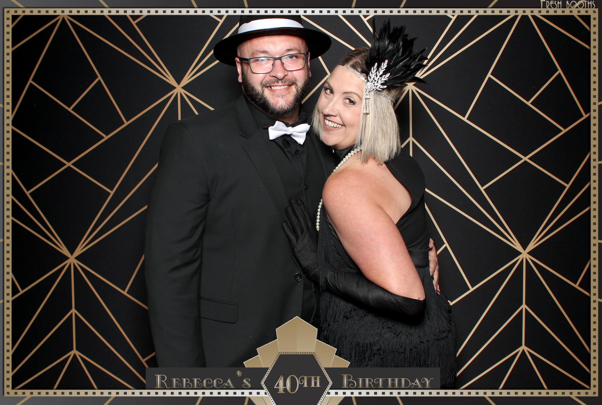 Rebecca's 40th - Classic Open Booth | View more photos from the event at gallery.freshbooths.com/u/FreshBooths/Rebeccas-40th-Classic-Open-Booth