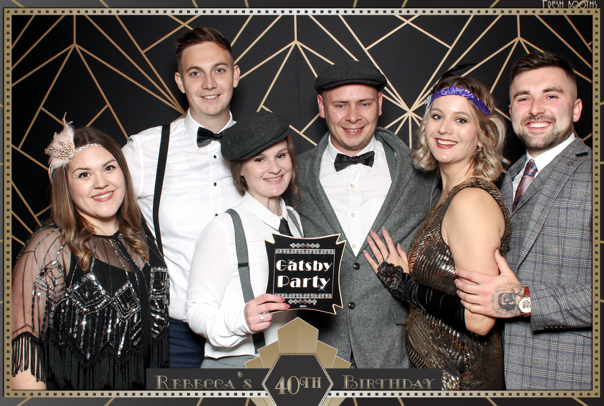 Rebecca's 40th - Classic Open Booth | View more photos from the event at gallery.freshbooths.com/u/FreshBooths/Rebeccas-40th-Classic-Open-Booth