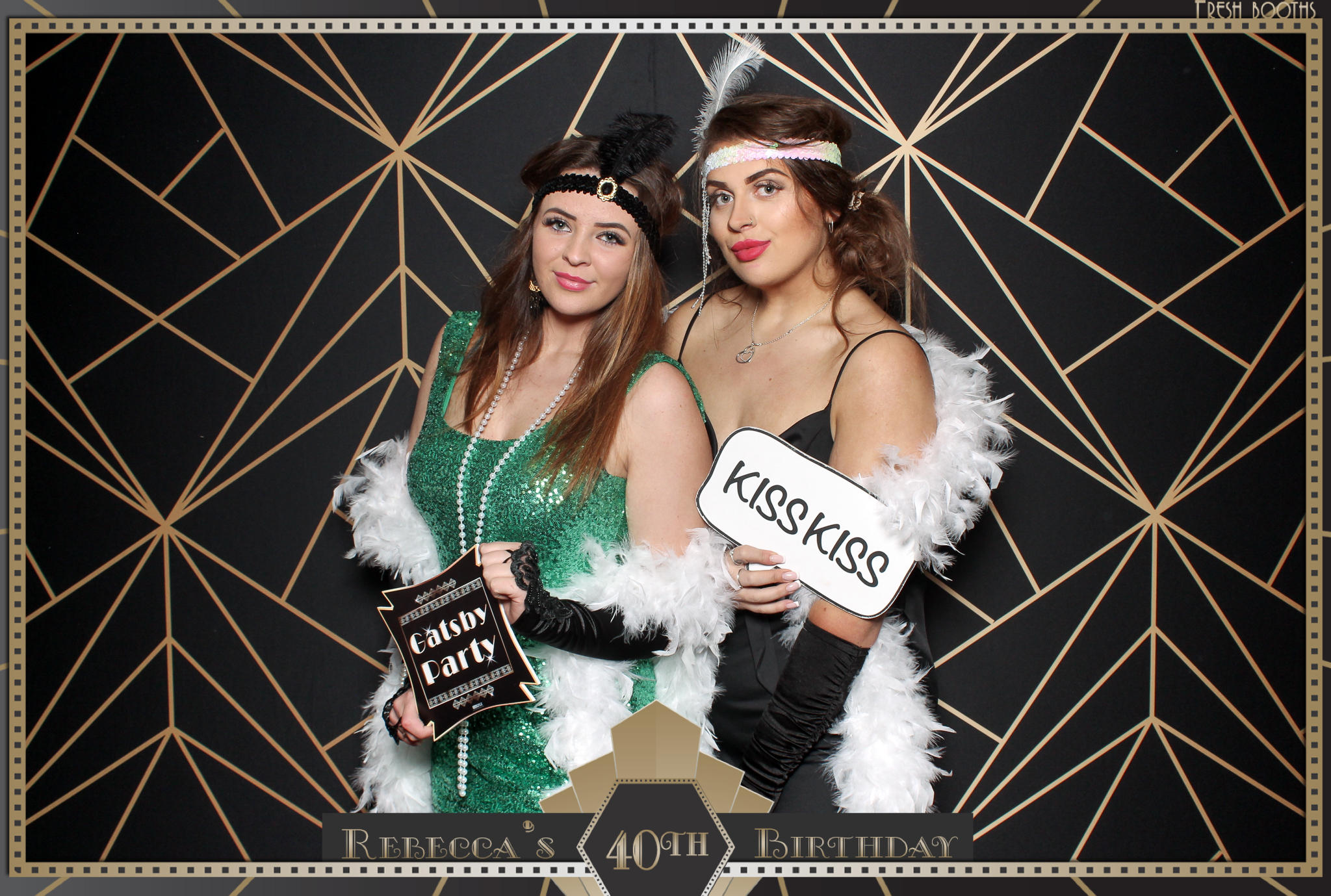 Rebecca's 40th - Classic Open Booth | View more photos from the event at gallery.freshbooths.com/u/FreshBooths/Rebeccas-40th-Classic-Open-Booth