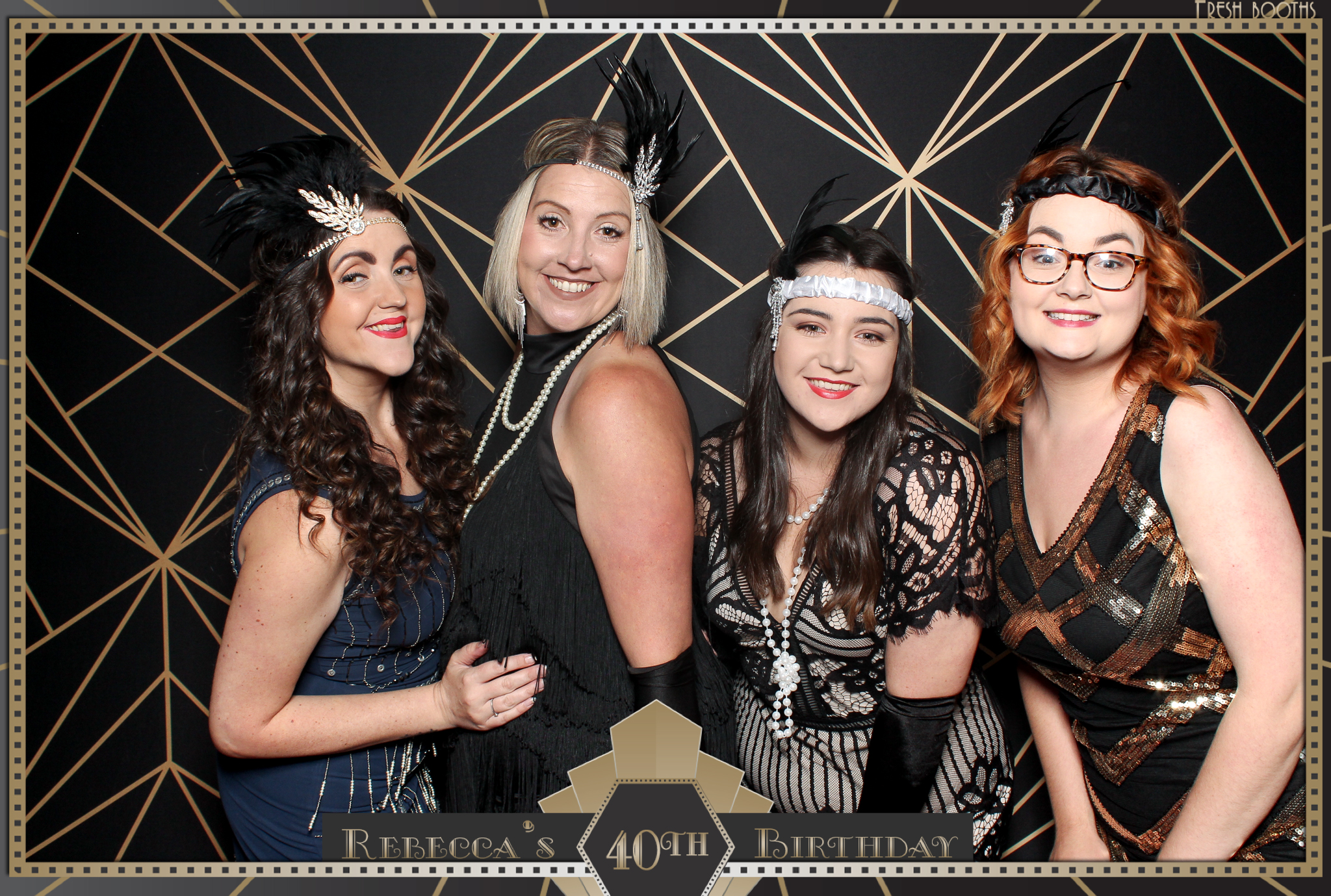 Rebecca's 40th - Classic Open Booth | View more photos from the event at gallery.freshbooths.com/u/FreshBooths/Rebeccas-40th-Classic-Open-Booth