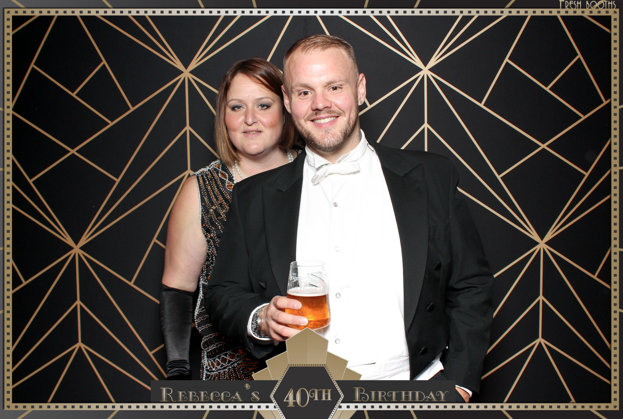 Rebecca's 40th - Classic Open Booth | View more photos from the event at gallery.freshbooths.com/u/FreshBooths/Rebeccas-40th-Classic-Open-Booth