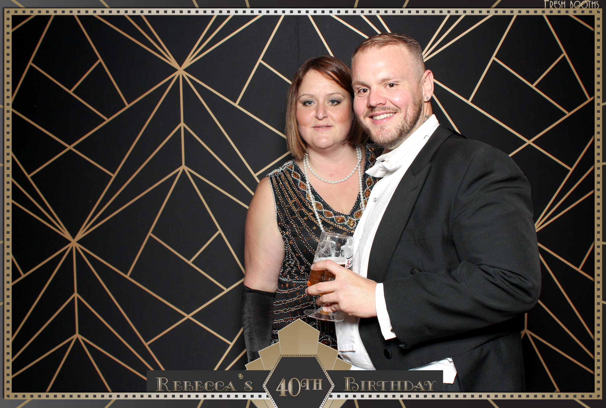 Rebecca's 40th - Classic Open Booth | View more photos from the event at gallery.freshbooths.com/u/FreshBooths/Rebeccas-40th-Classic-Open-Booth