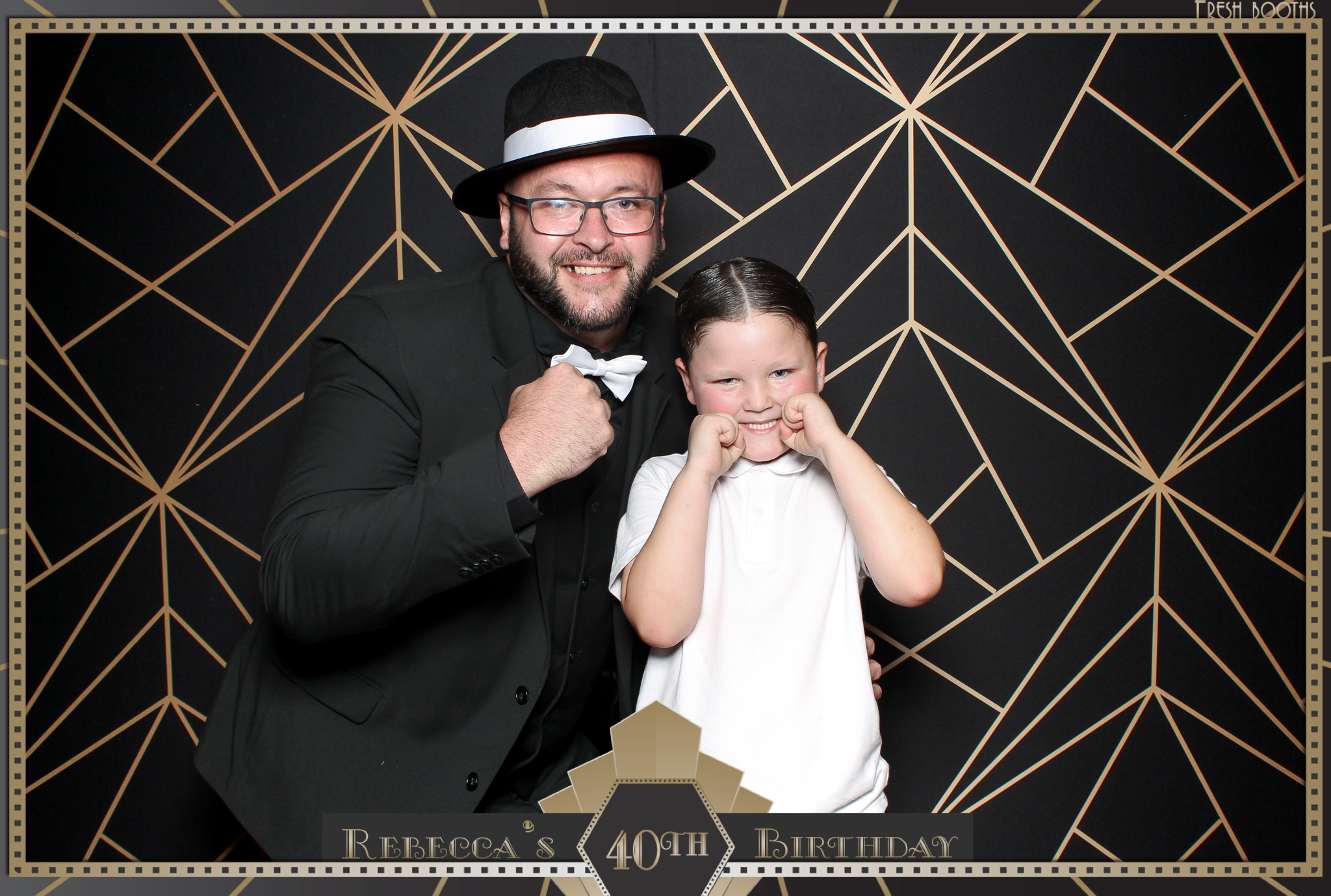 Rebecca's 40th - Classic Open Booth | View more photos from the event at gallery.freshbooths.com/u/FreshBooths/Rebeccas-40th-Classic-Open-Booth