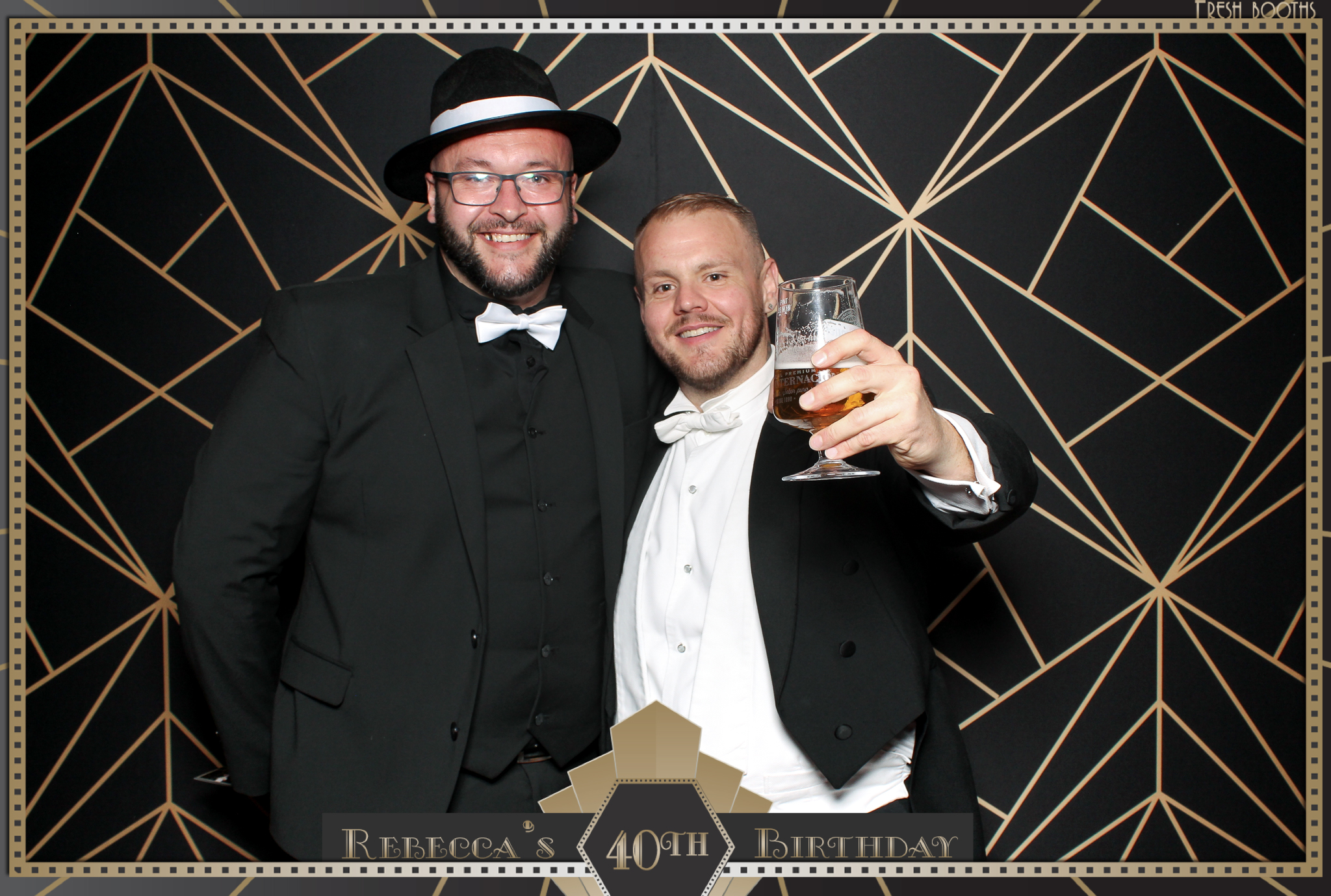 Rebecca's 40th - Classic Open Booth | View more photos from the event at gallery.freshbooths.com/u/FreshBooths/Rebeccas-40th-Classic-Open-Booth
