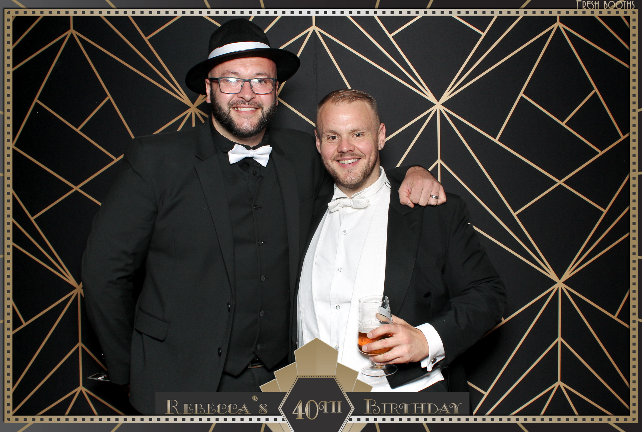 Rebecca's 40th - Classic Open Booth | View more photos from the event at gallery.freshbooths.com/u/FreshBooths/Rebeccas-40th-Classic-Open-Booth