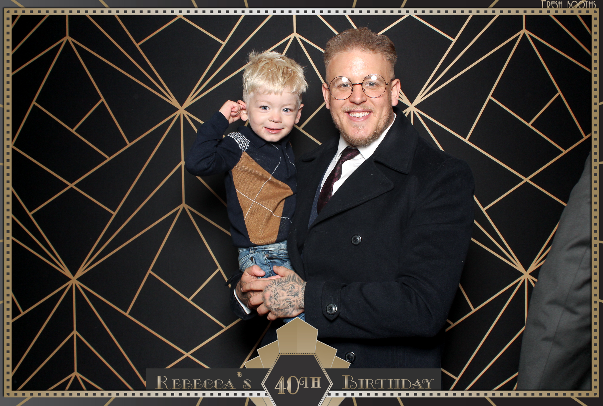 Rebecca's 40th - Classic Open Booth | View more photos from the event at gallery.freshbooths.com/u/FreshBooths/Rebeccas-40th-Classic-Open-Booth