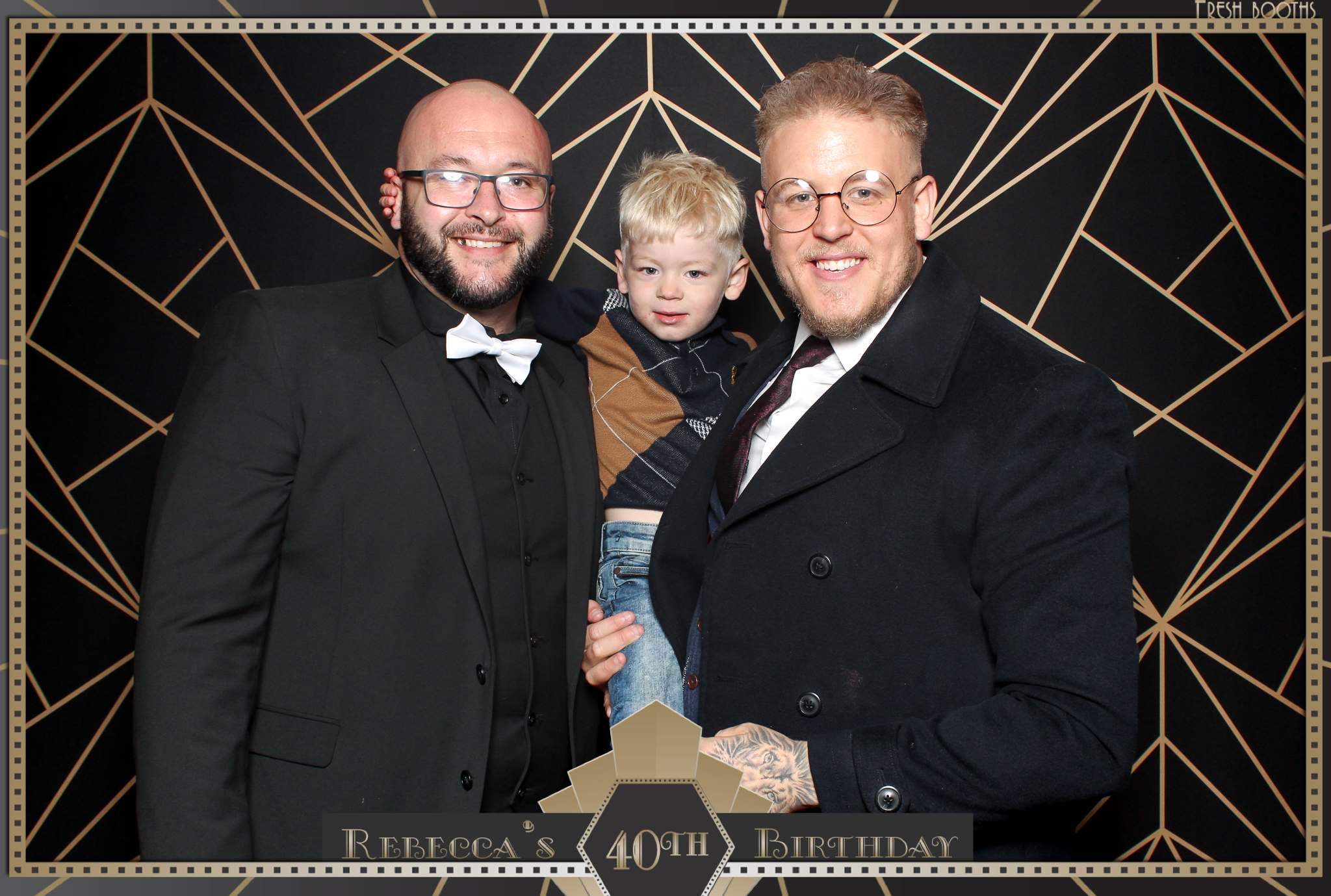 Rebecca's 40th - Classic Open Booth | View more photos from the event at gallery.freshbooths.com/u/FreshBooths/Rebeccas-40th-Classic-Open-Booth