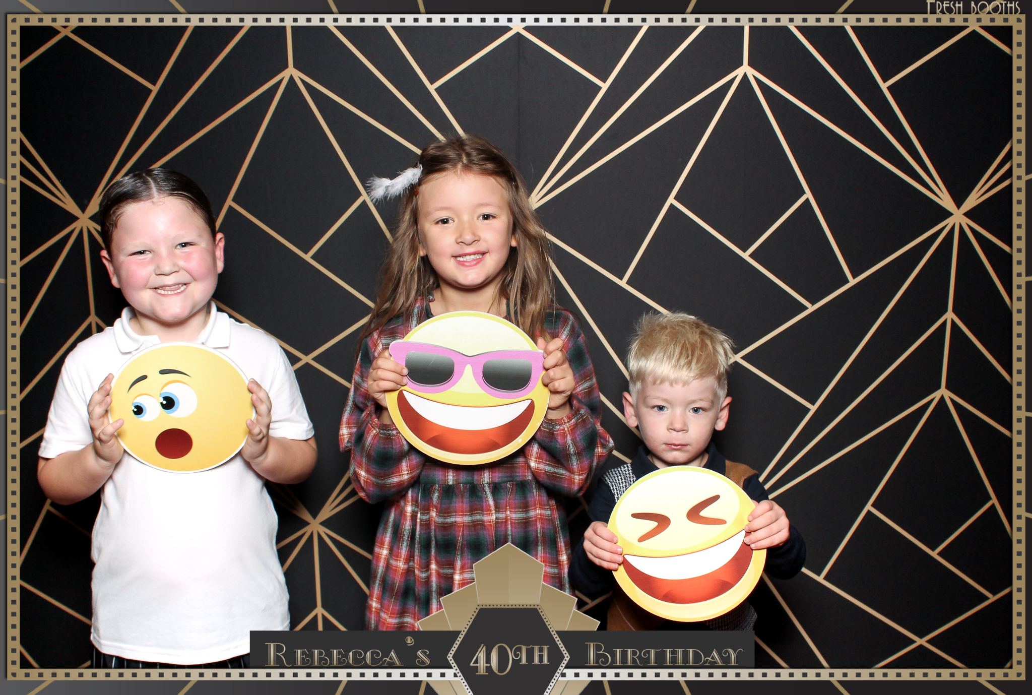 Rebecca's 40th - Classic Open Booth | View more photos from the event at gallery.freshbooths.com/u/FreshBooths/Rebeccas-40th-Classic-Open-Booth