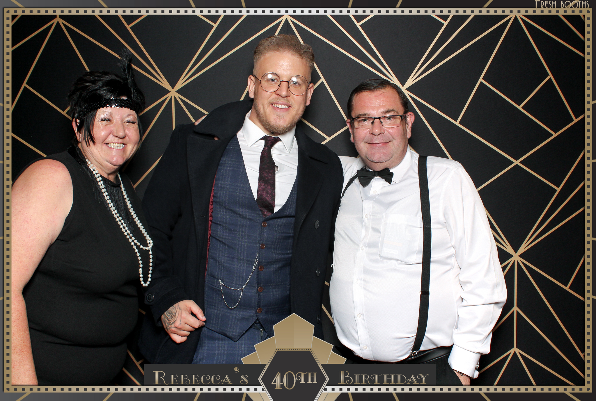 Rebecca's 40th - Classic Open Booth | View more photos from the event at gallery.freshbooths.com/u/FreshBooths/Rebeccas-40th-Classic-Open-Booth