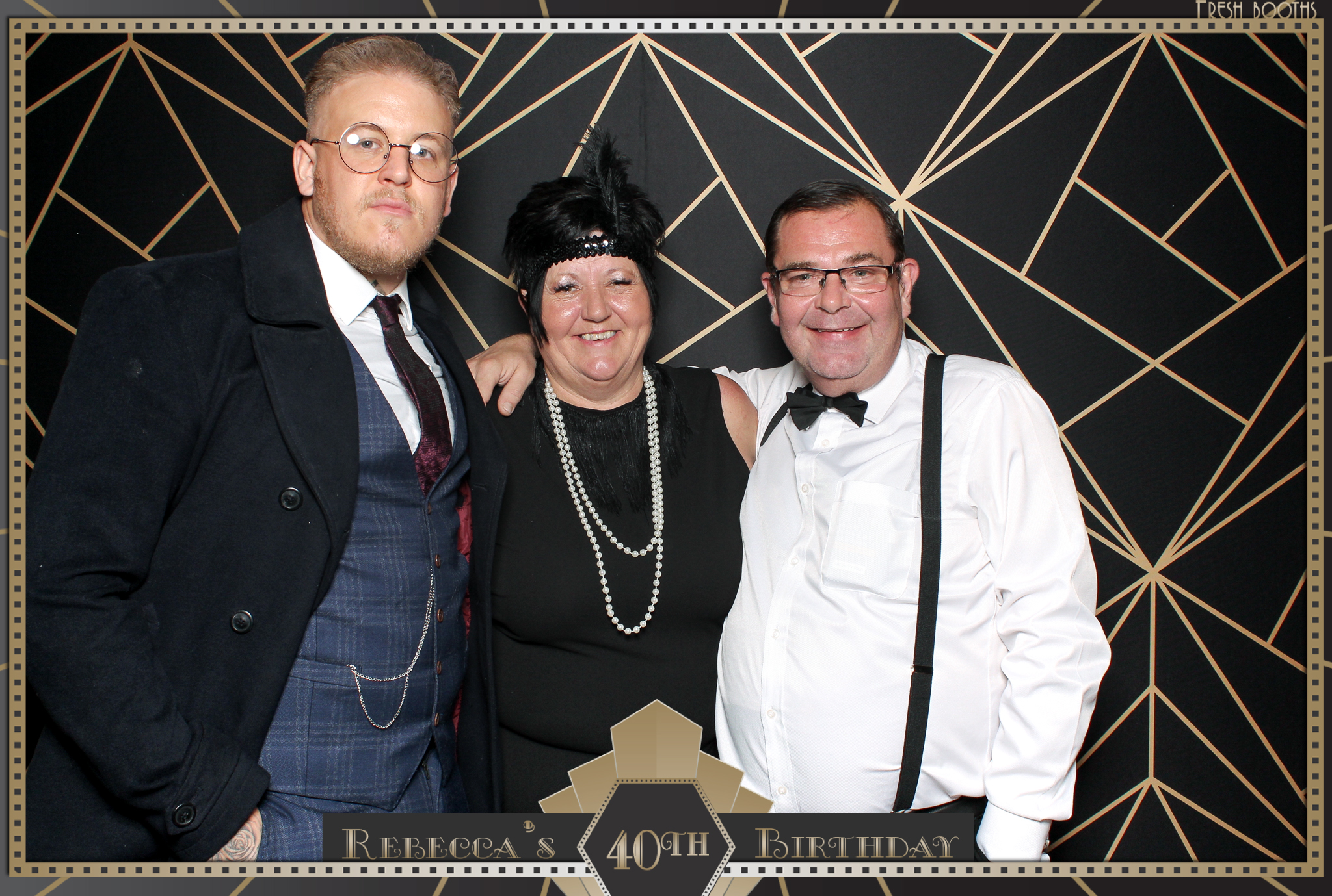 Rebecca's 40th - Classic Open Booth | View more photos from the event at gallery.freshbooths.com/u/FreshBooths/Rebeccas-40th-Classic-Open-Booth