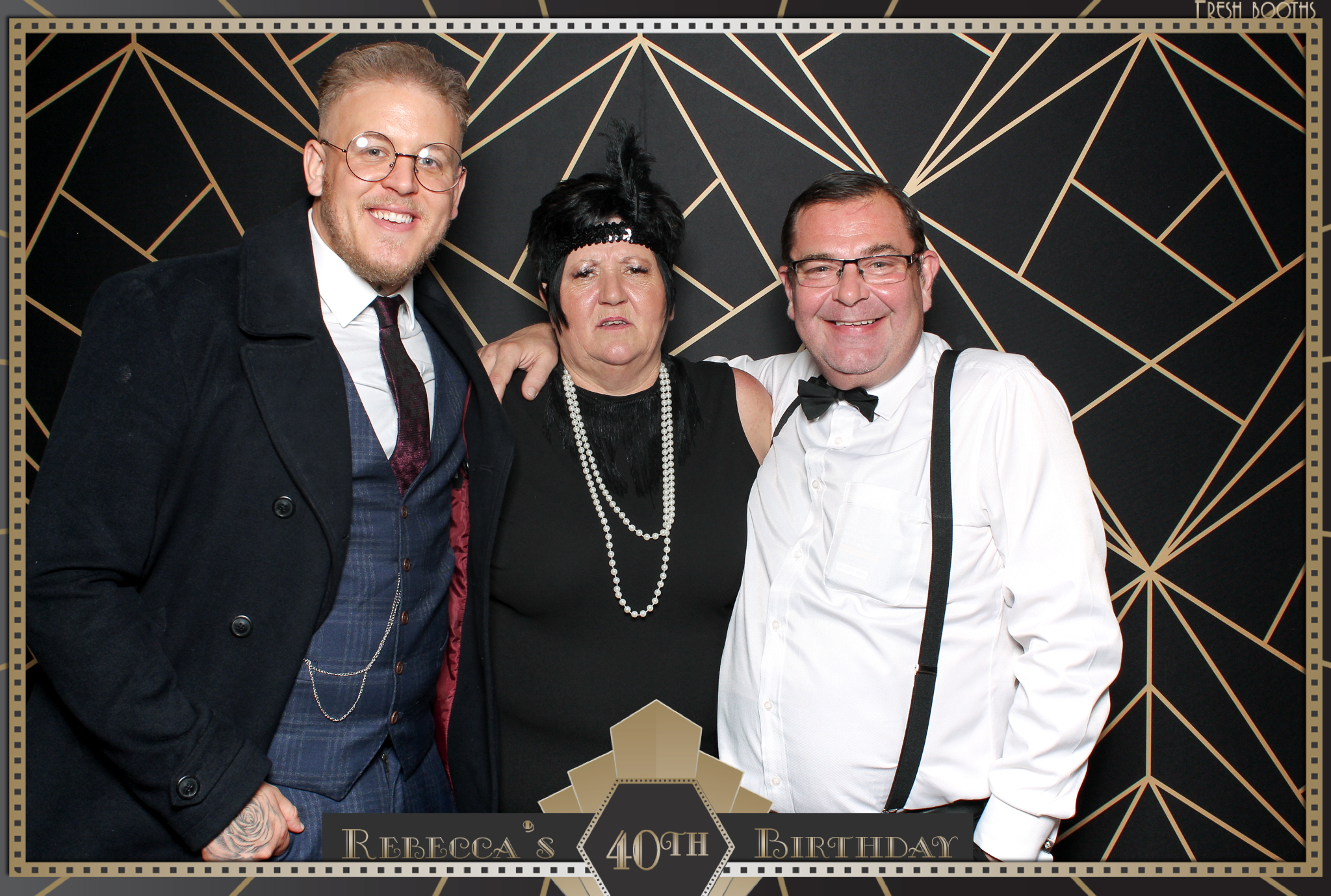 Rebecca's 40th - Classic Open Booth | View more photos from the event at gallery.freshbooths.com/u/FreshBooths/Rebeccas-40th-Classic-Open-Booth