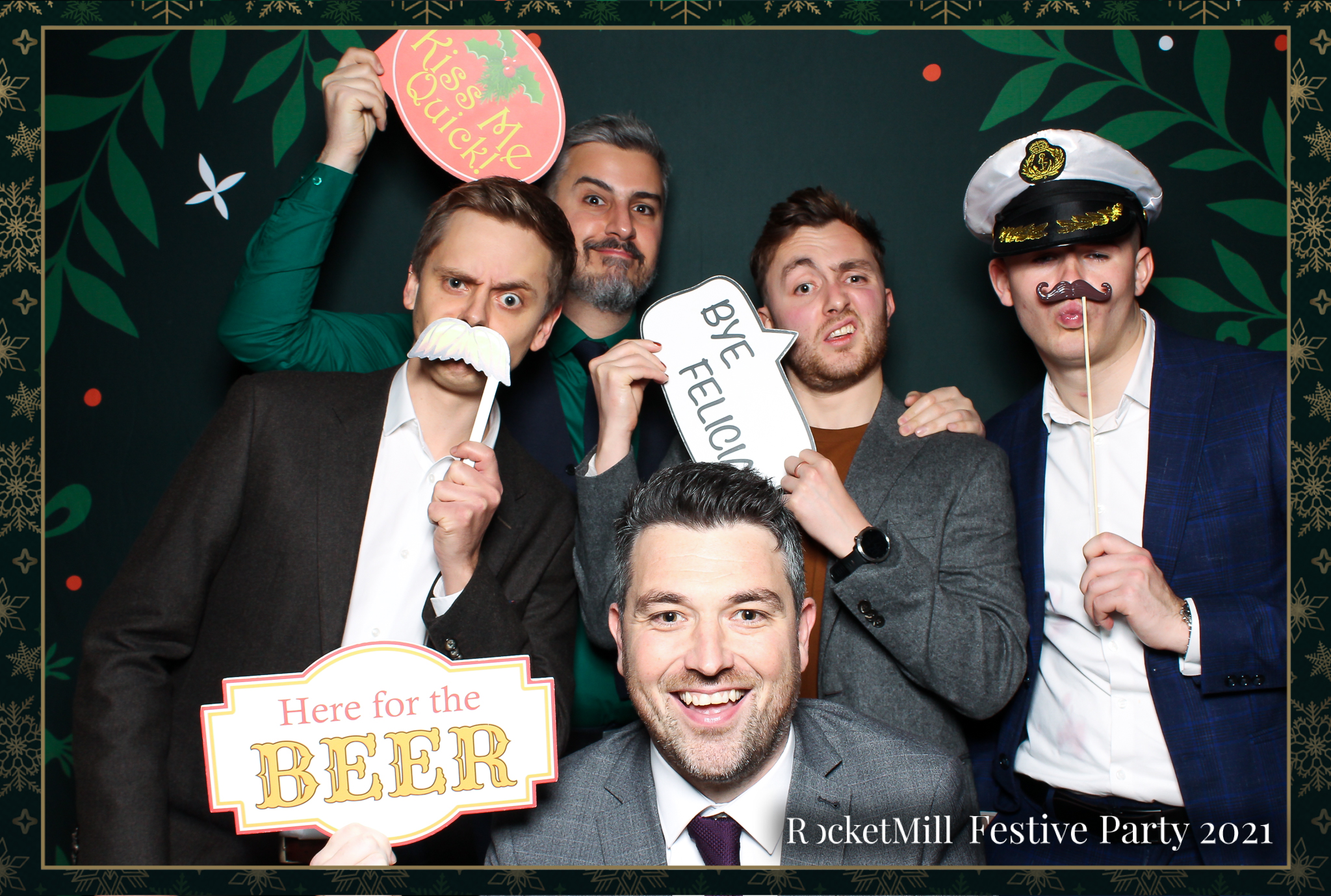 RocketMill Christmas Party 2021 | View more photos from the event at gallery.freshbooths.com/u/FreshBooths/RocketMill-Christmas-Party-2021