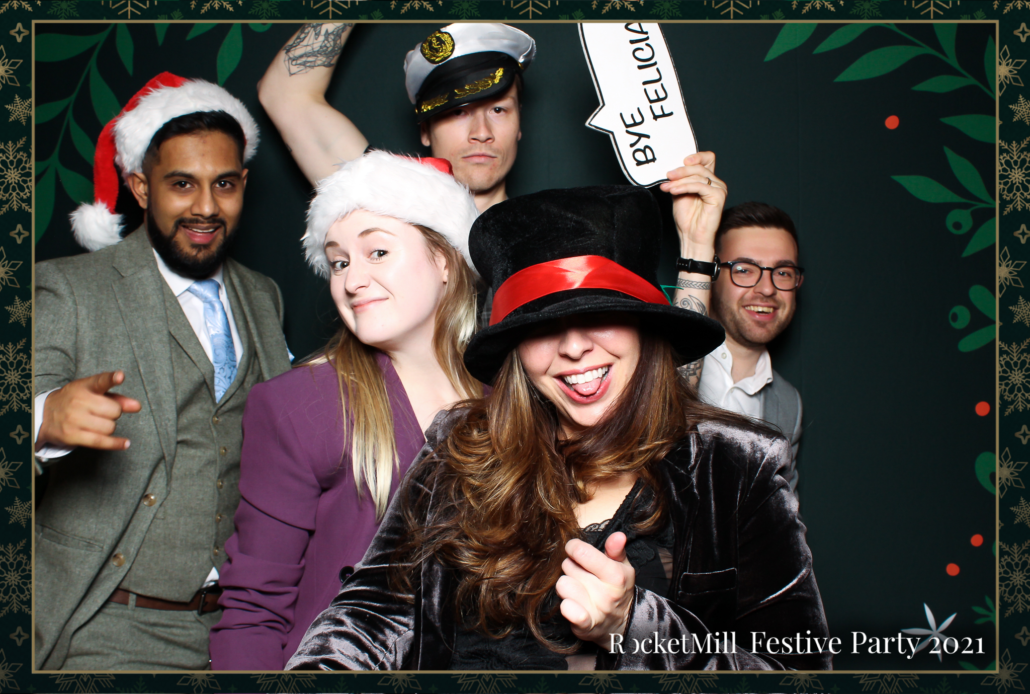 RocketMill Christmas Party 2021 | View more photos from the event at gallery.freshbooths.com/u/FreshBooths/RocketMill-Christmas-Party-2021