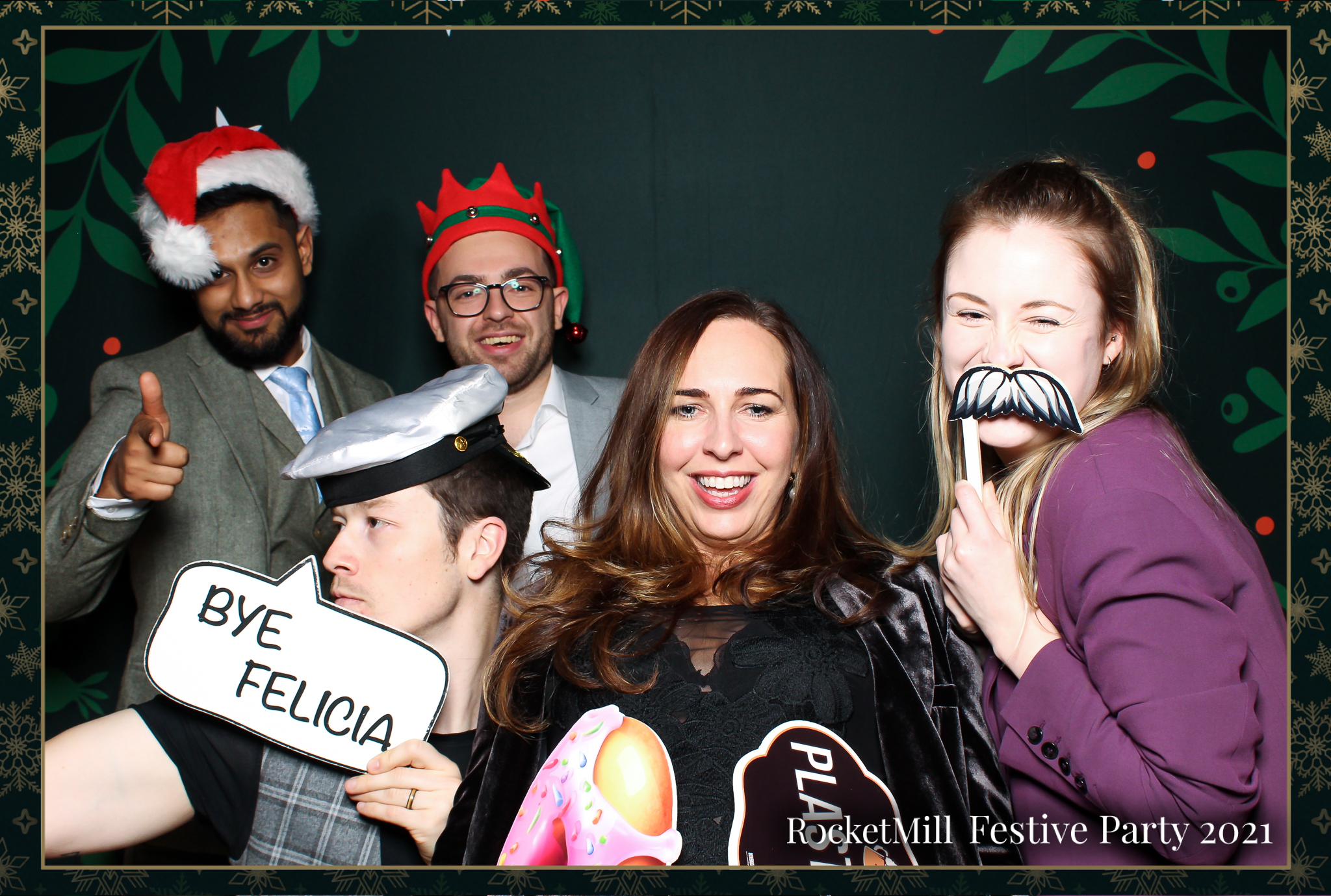 RocketMill Christmas Party 2021 | View more photos from the event at gallery.freshbooths.com/u/FreshBooths/RocketMill-Christmas-Party-2021