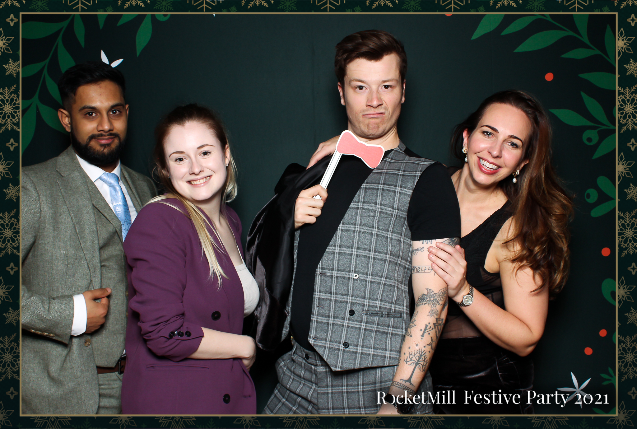 RocketMill Christmas Party 2021 | View more photos from the event at gallery.freshbooths.com/u/FreshBooths/RocketMill-Christmas-Party-2021